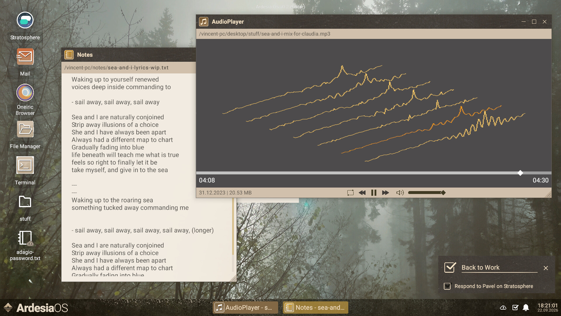 Imprinted screenshot 7