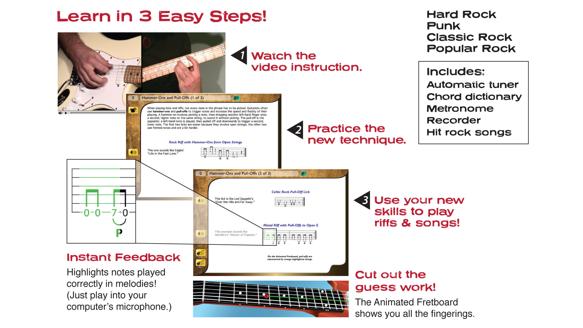 eMedia Interactive Rock Guitar screenshot 1