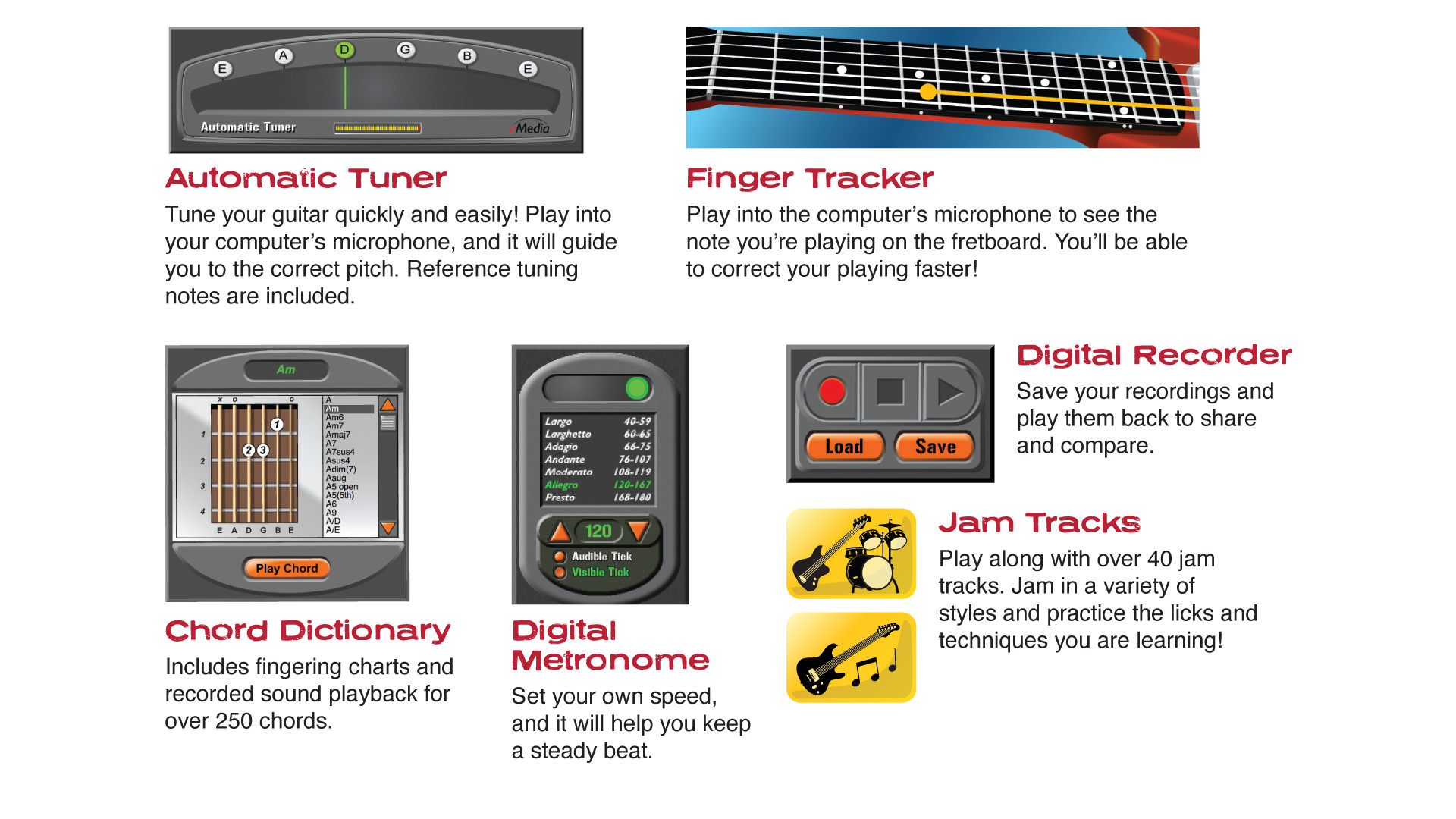 eMedia Interactive Rock Guitar screenshot 5