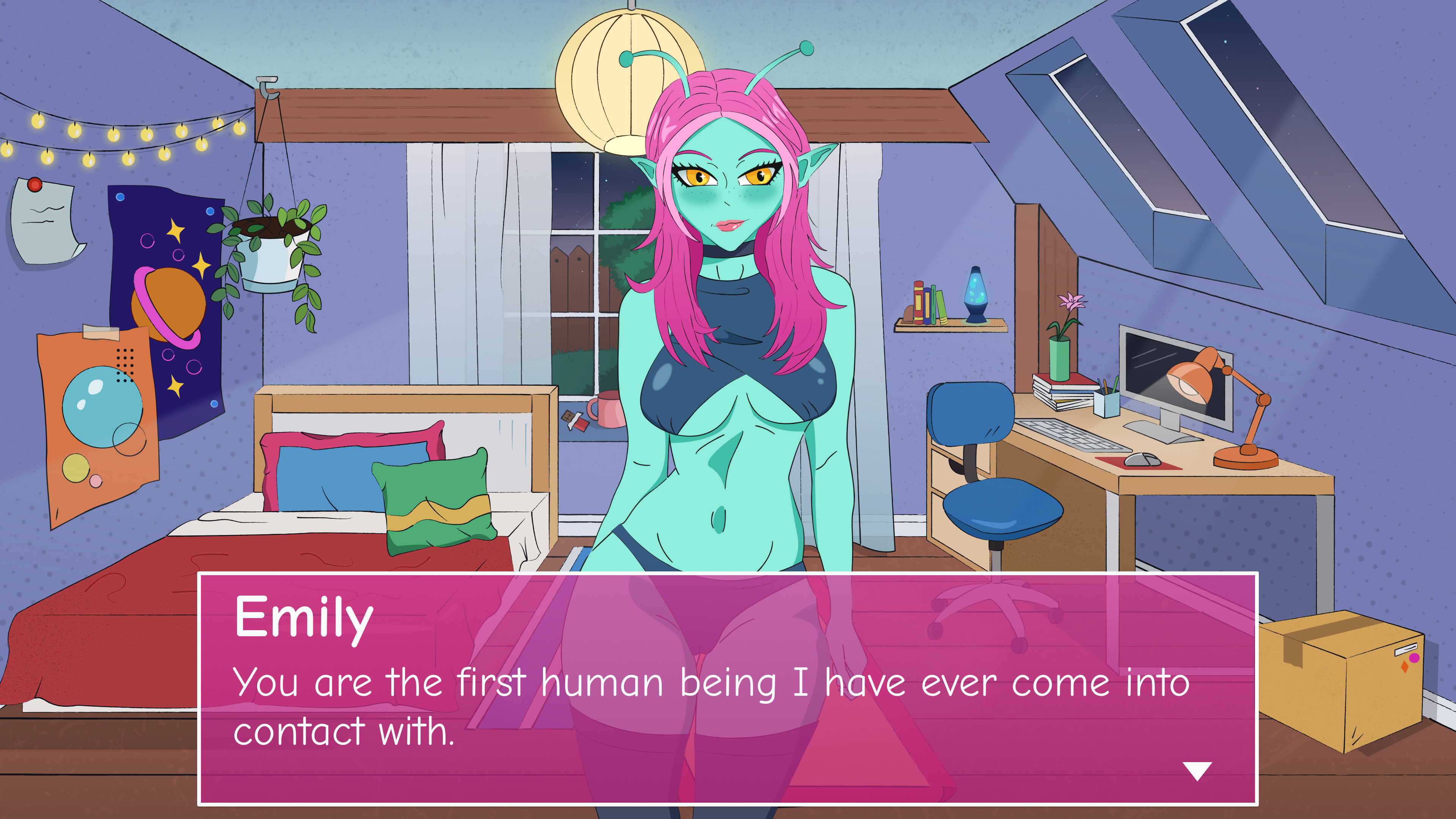 YOUR ALIEN ROOMMATE EMILY screenshot 2