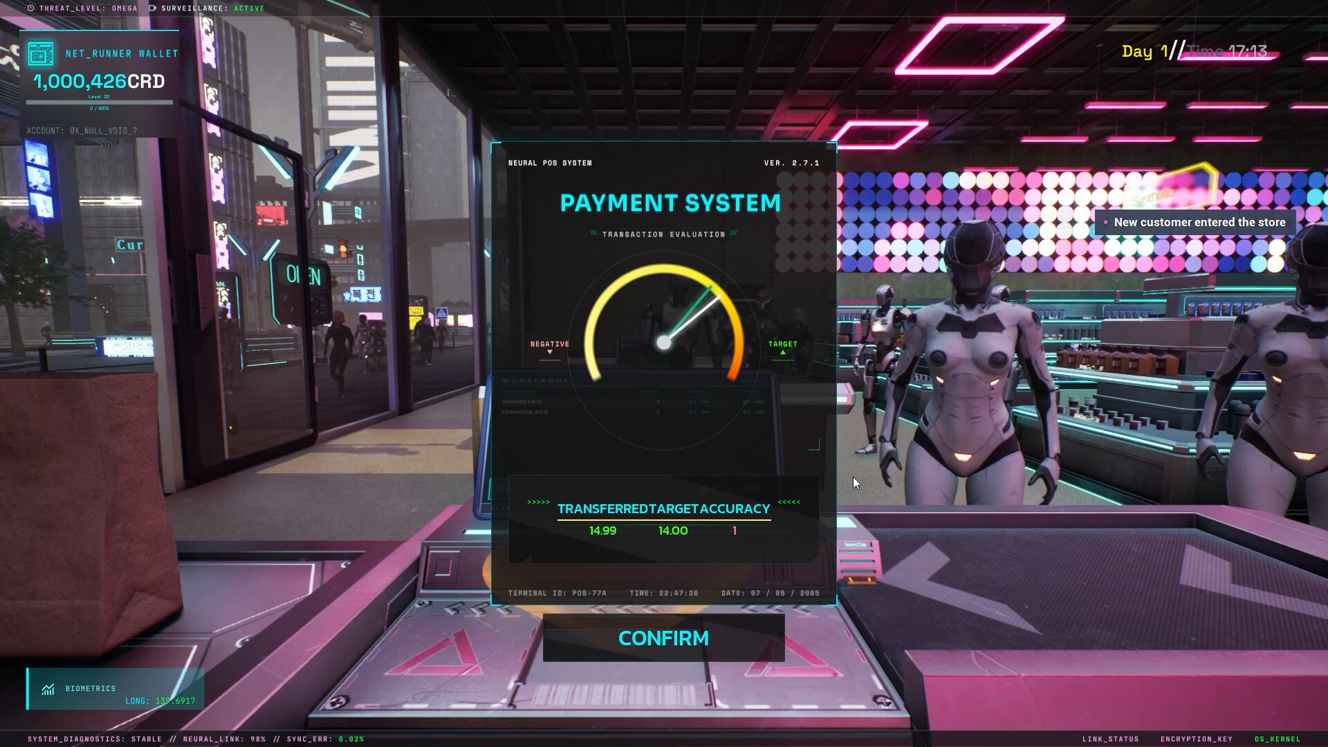 Cyberpunk Store Simulator gameplay screenshot 3