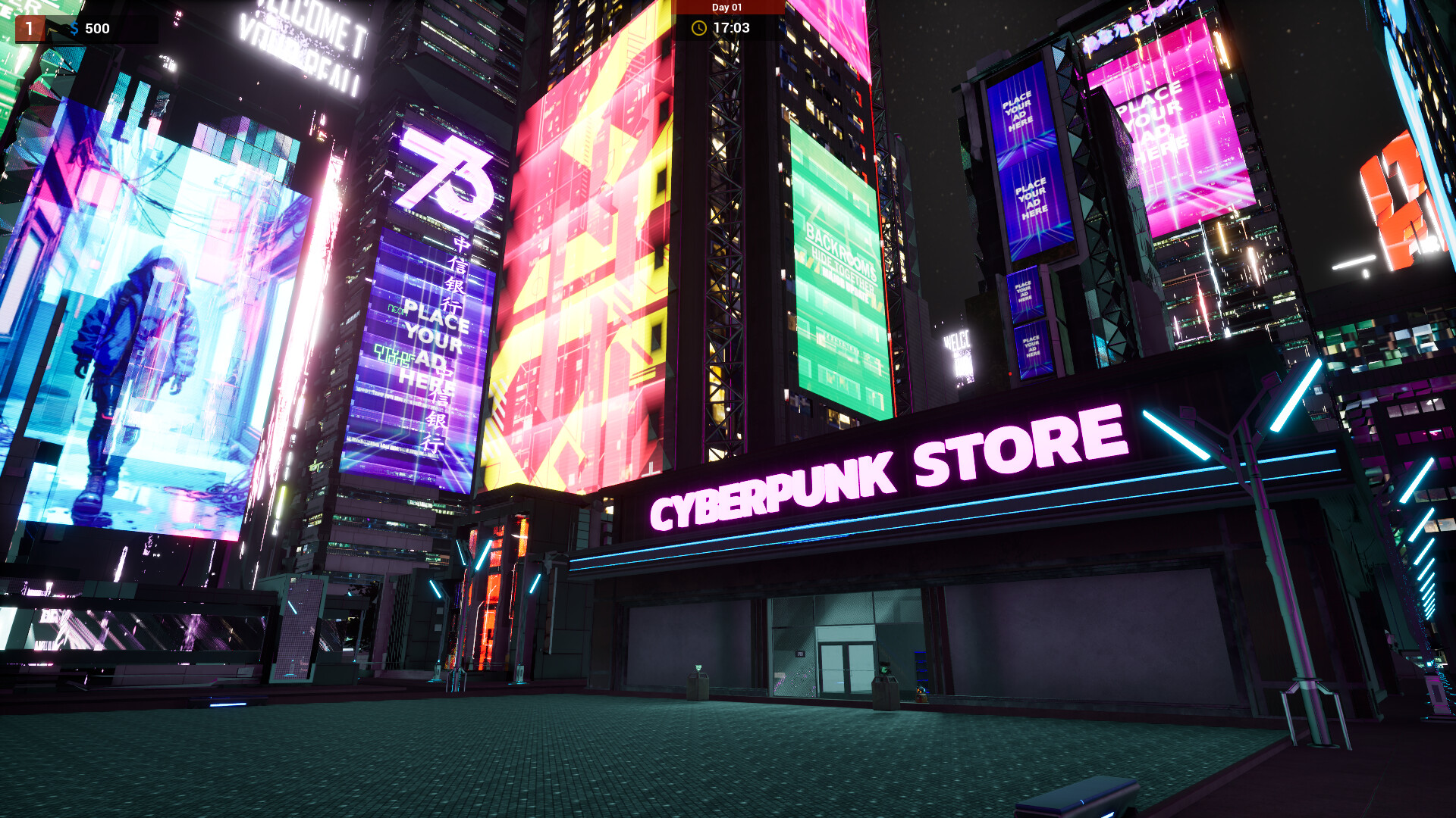 Cyberpunk Store Simulator screenshot 3