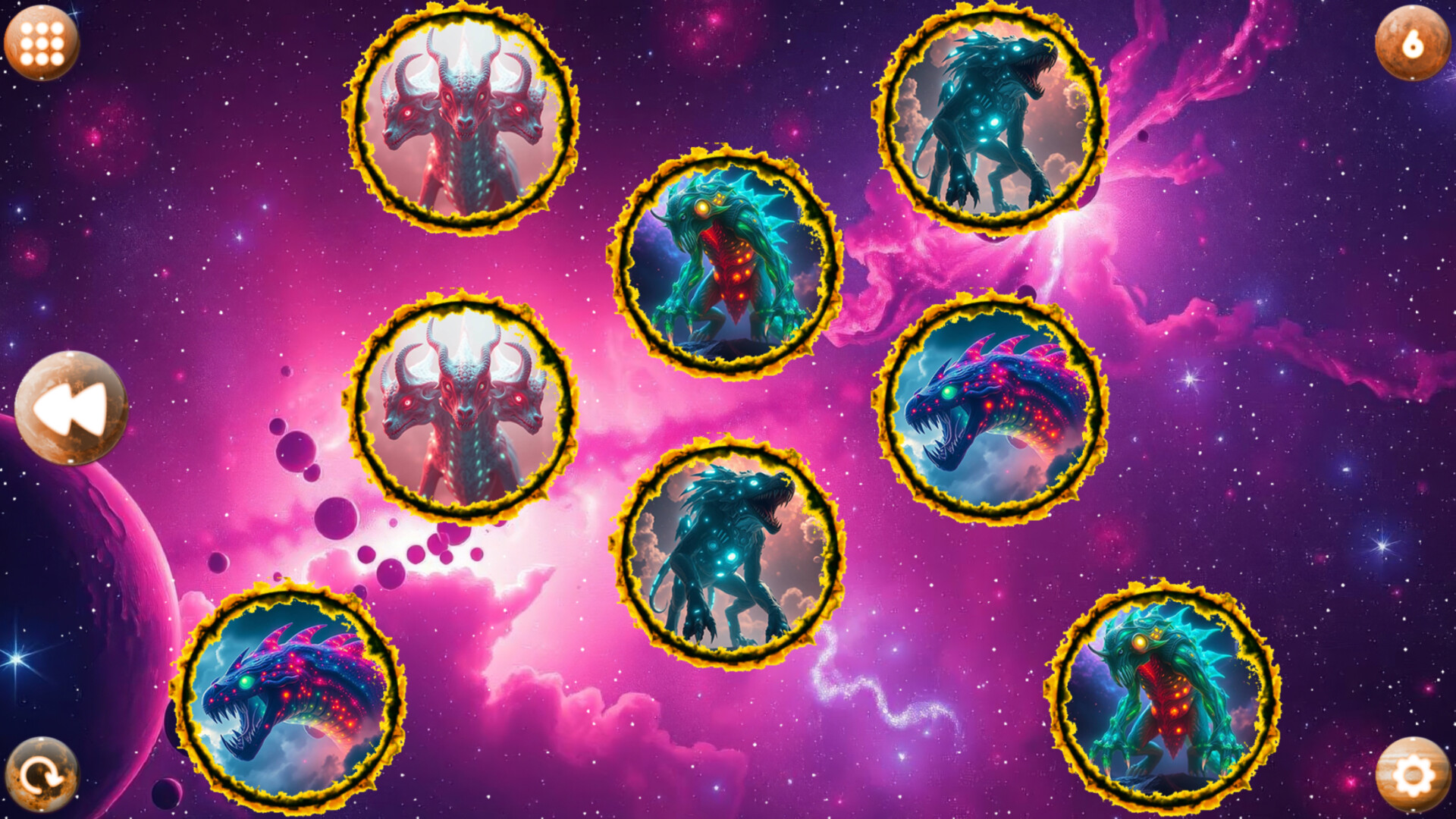 Space Memory: Monsters screenshot 3