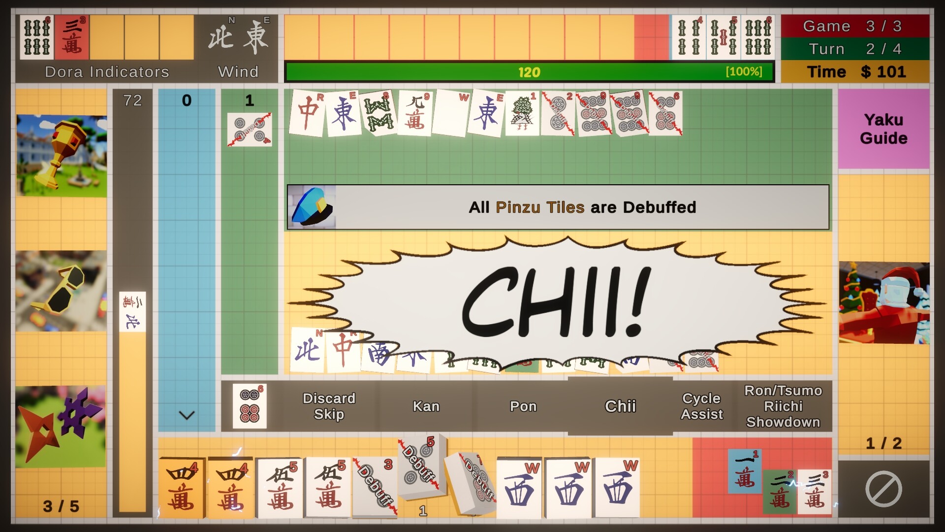 Showdown! Mahjong Tutorial Included
