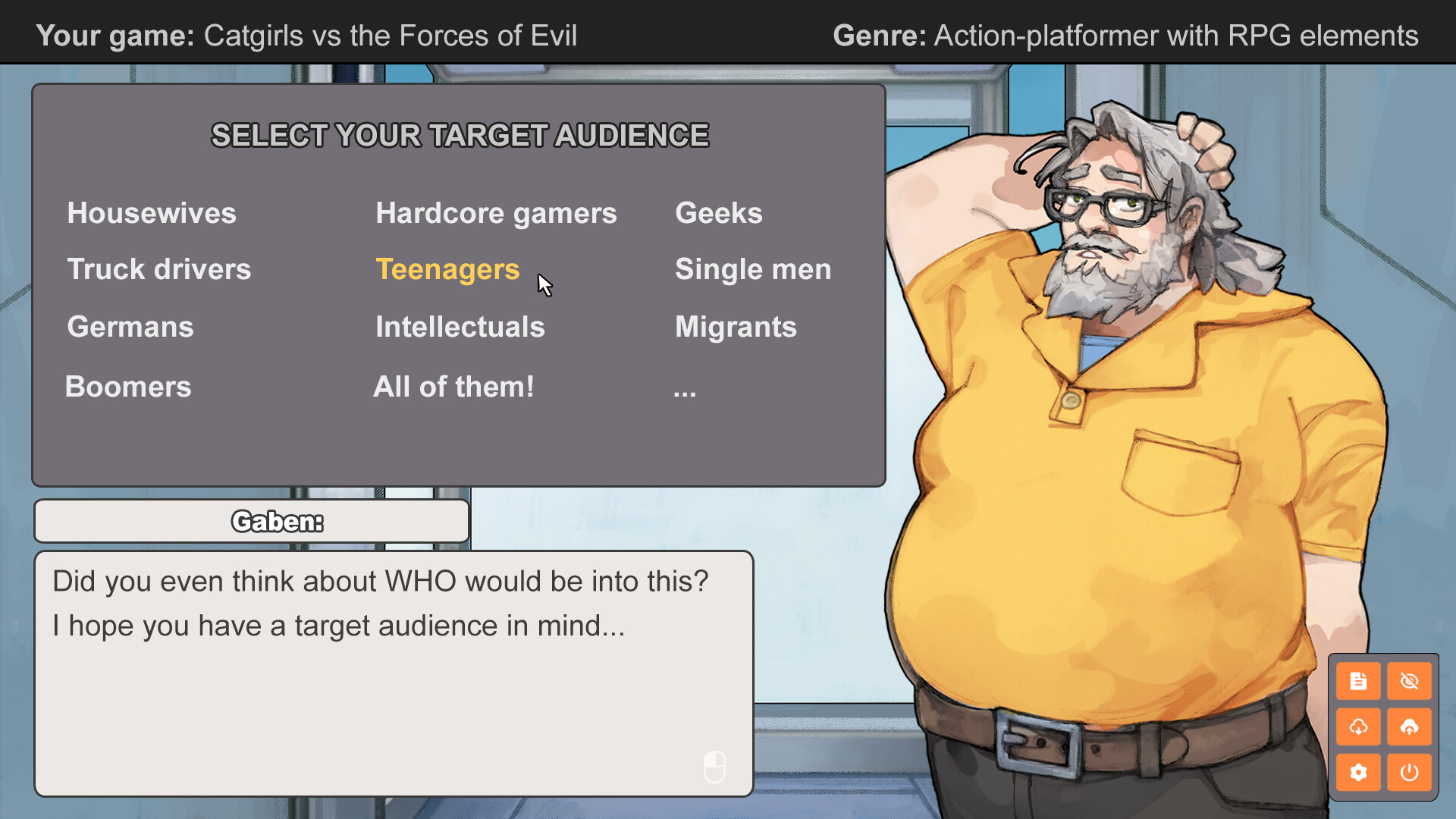 GABEN: Elevator Pitch Simulator screenshot 2