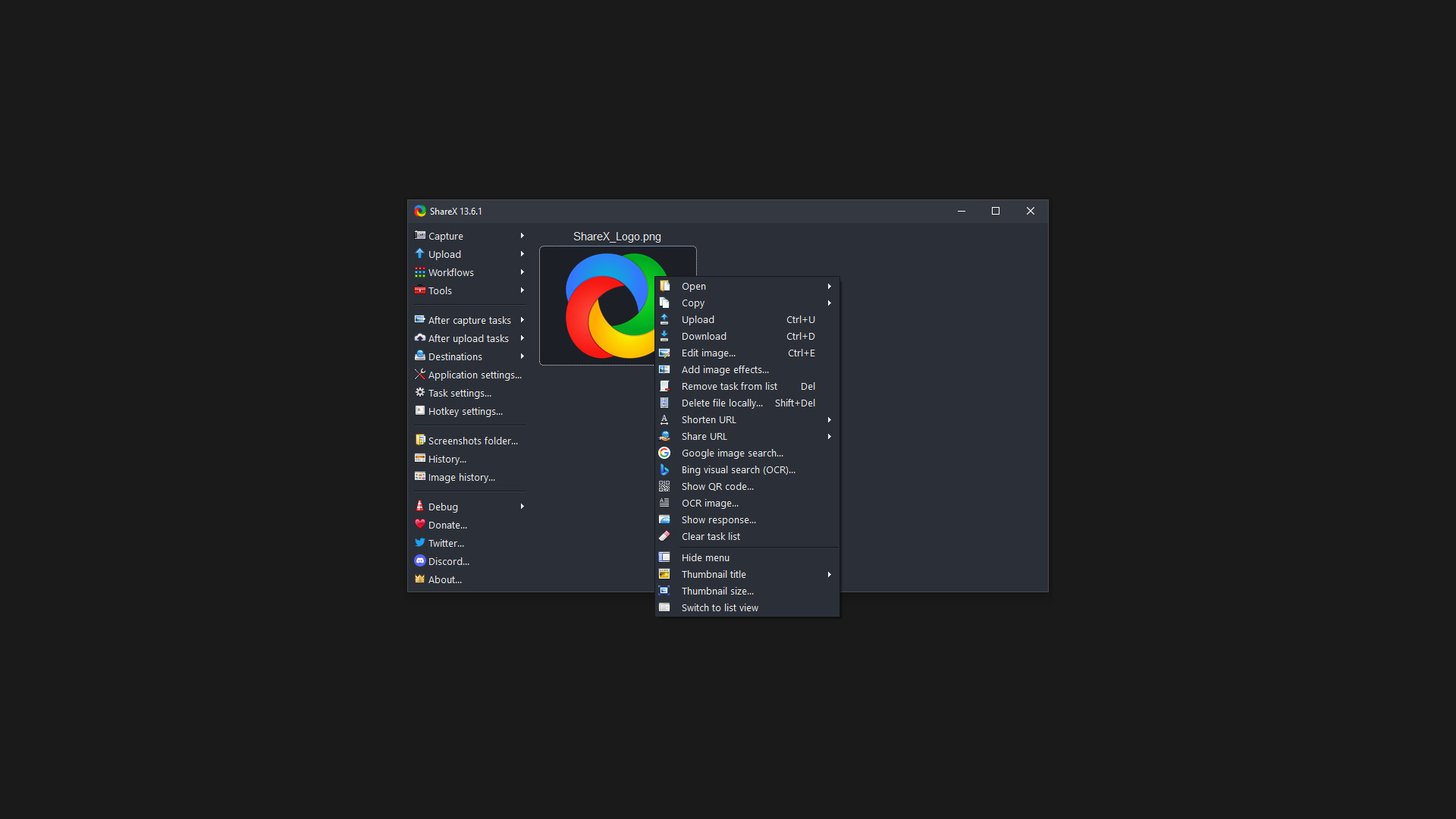 ShareX screenshot 1