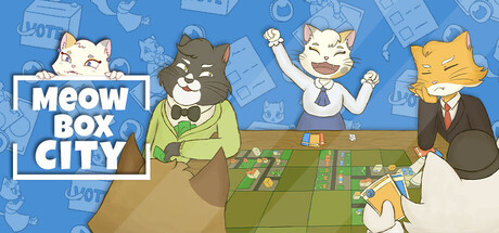 Meow Box City — Steam header