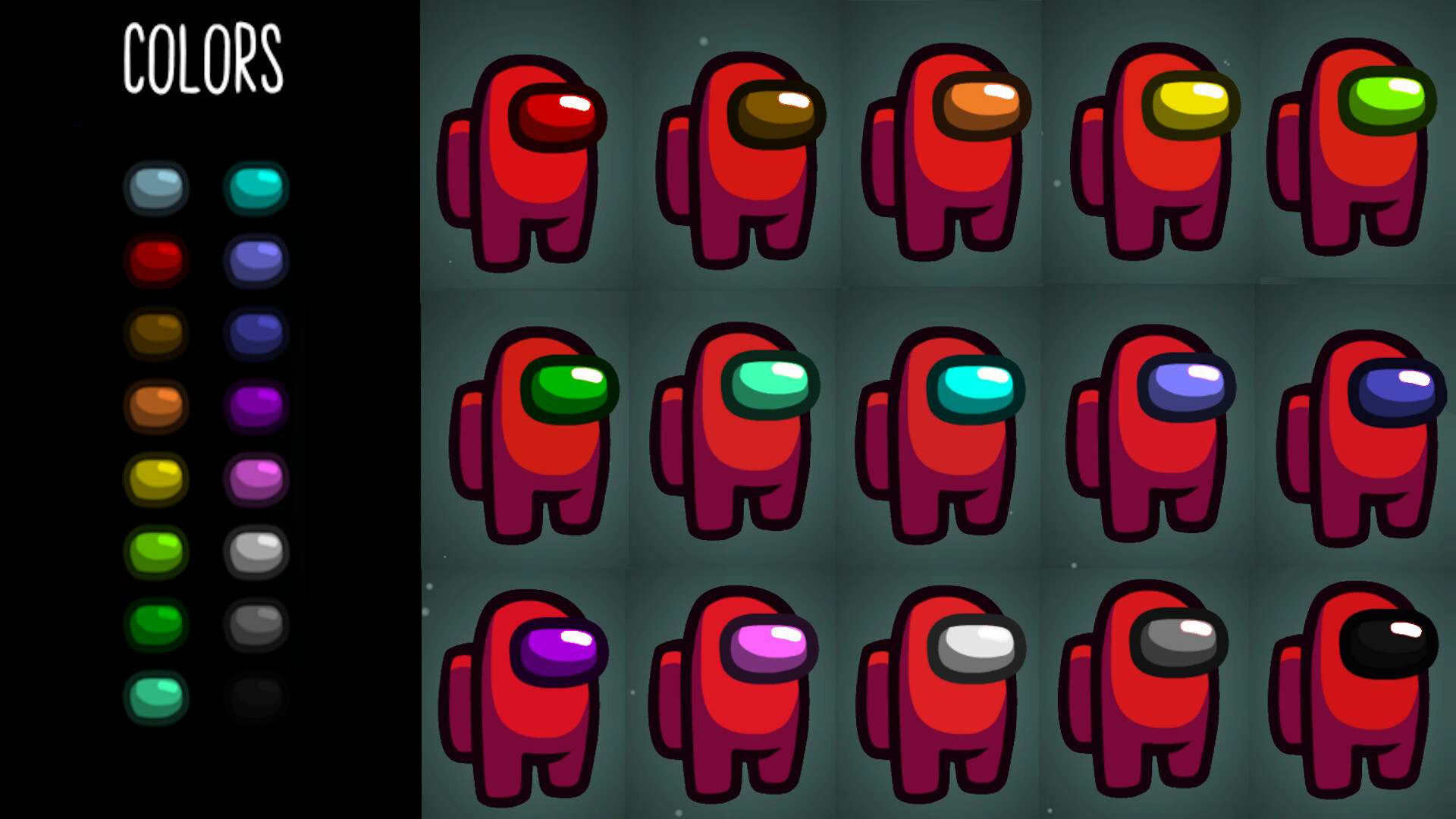 Among Us Ranked - Visor Colors Bundle screenshot 1