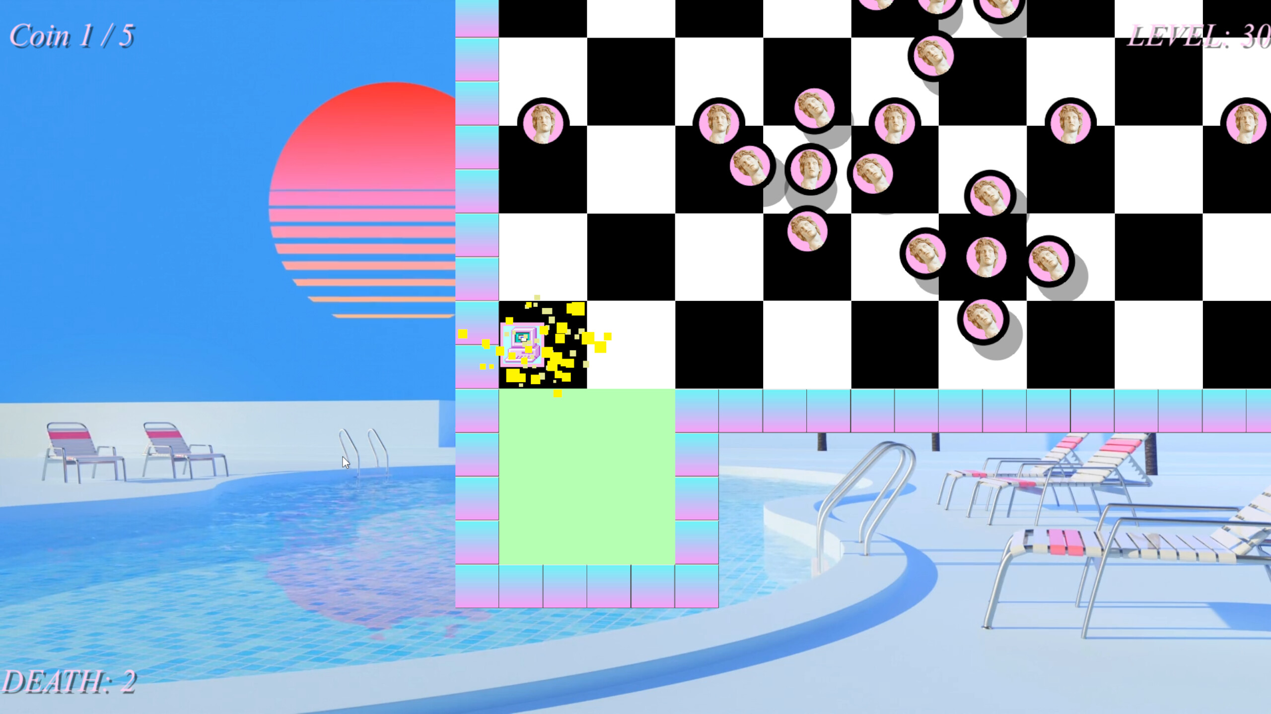 Vaporwave Hardest Game screenshot 6