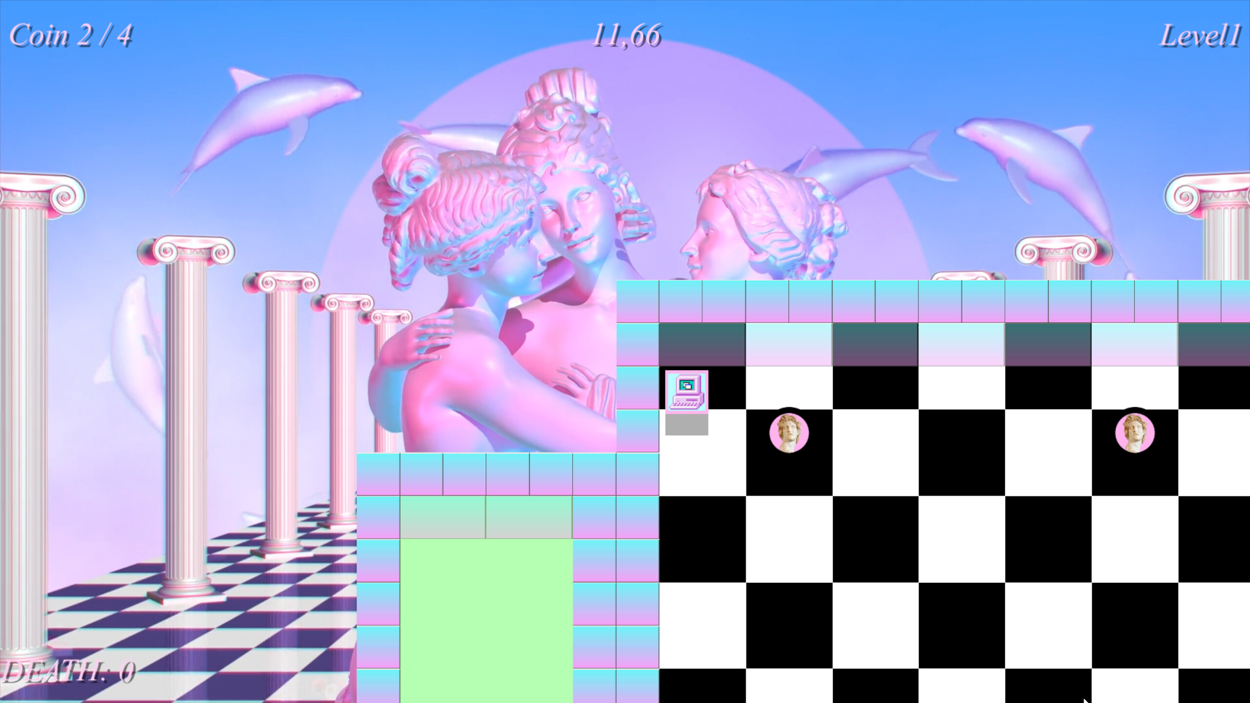 Vaporwave Hardest Game screenshot 8