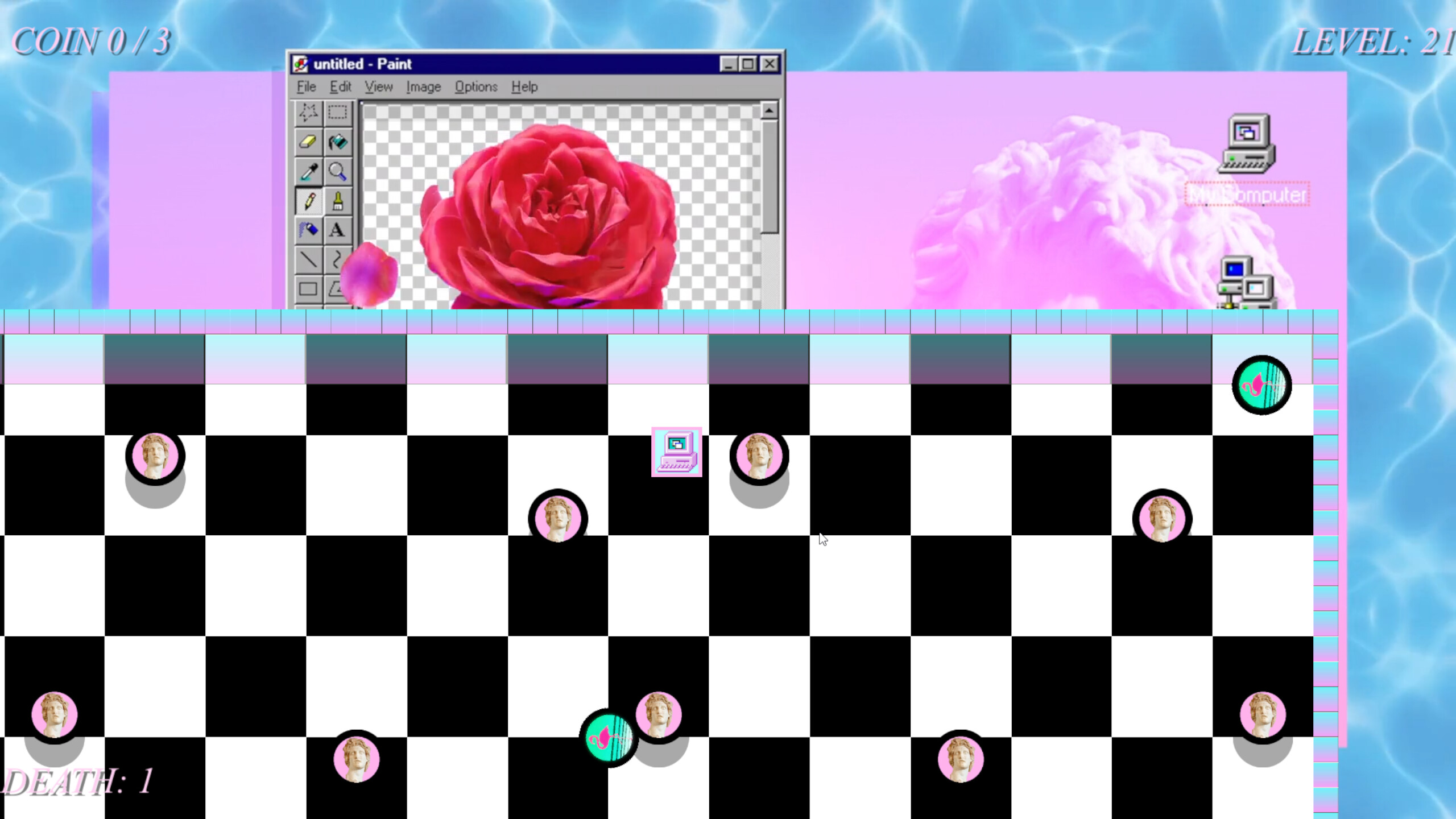 Vaporwave Hardest Game screenshot 3