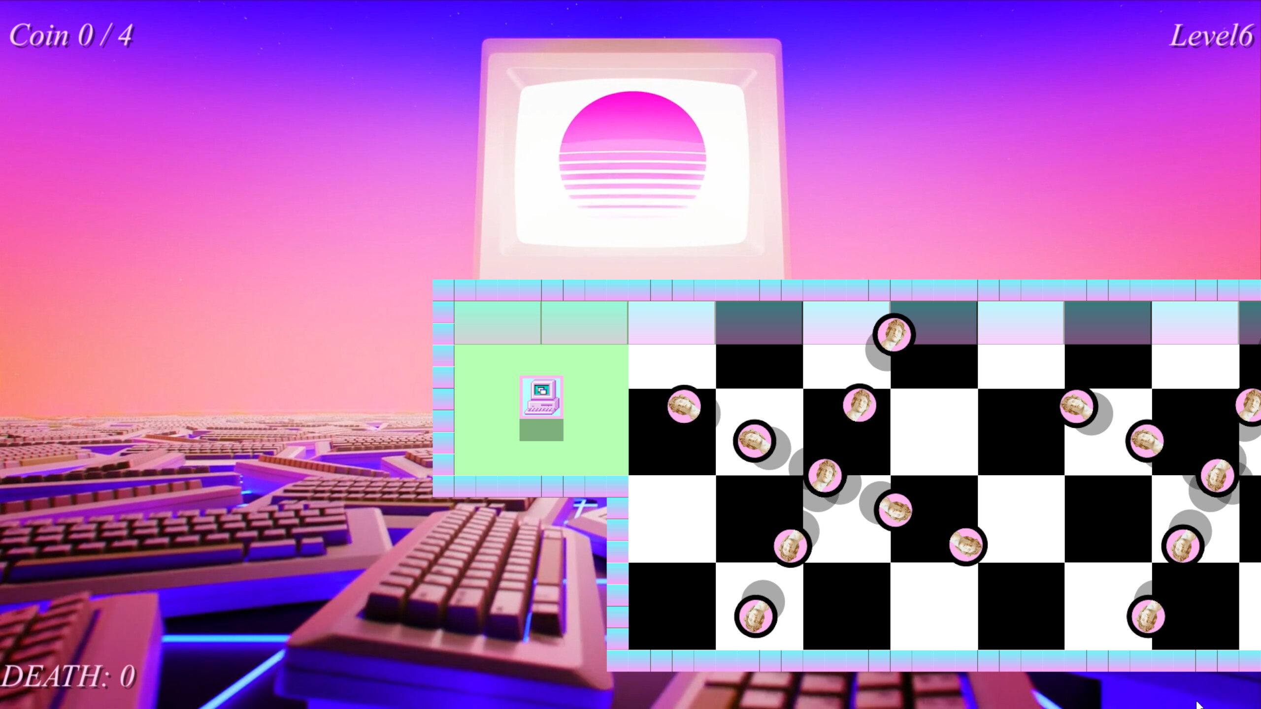 Vaporwave Hardest Game screenshot 9