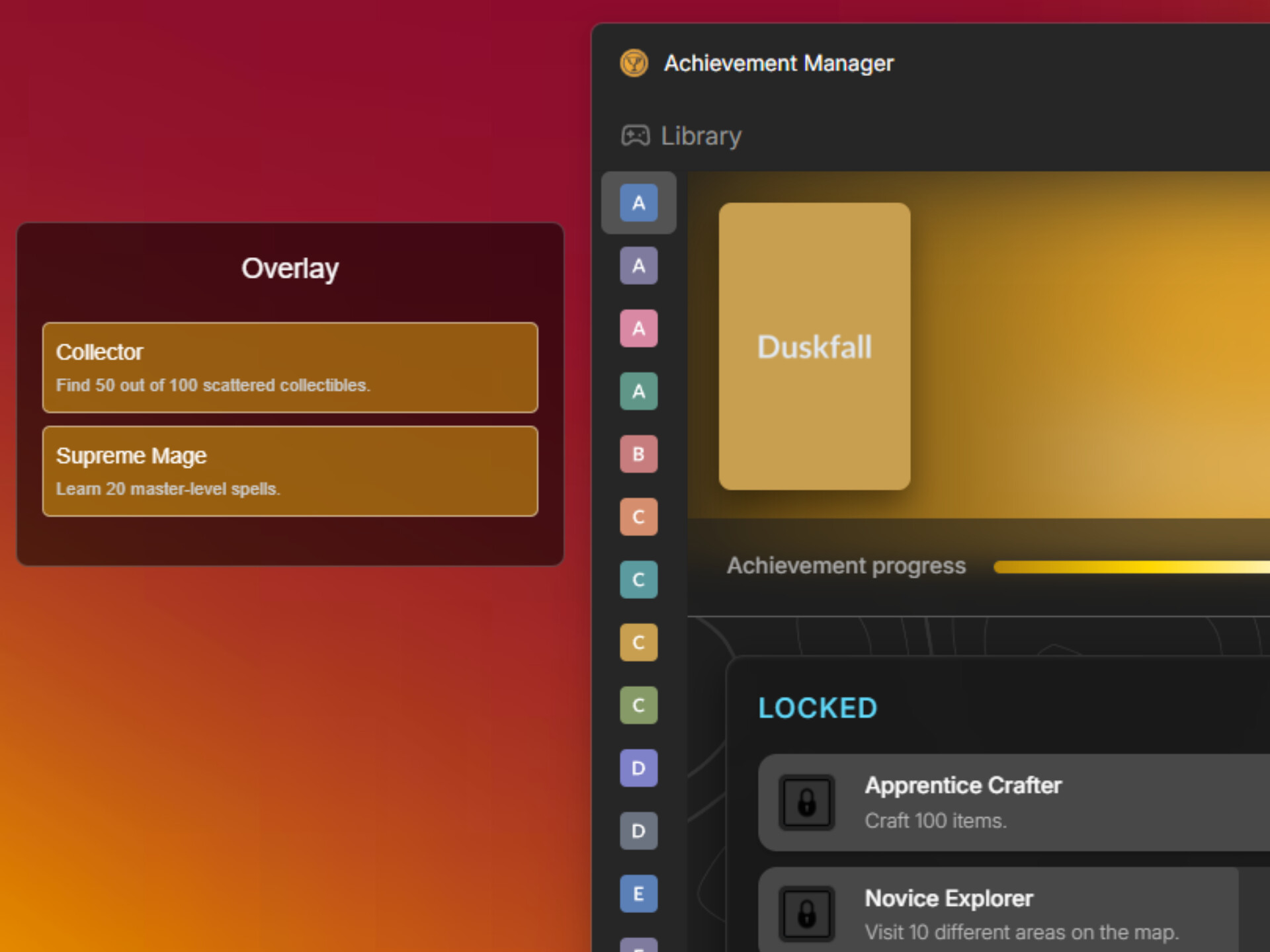 Achievement Manager screenshot 4