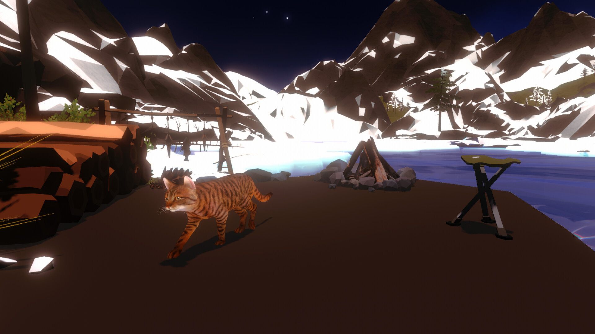 Campfire with Cat screenshot 6