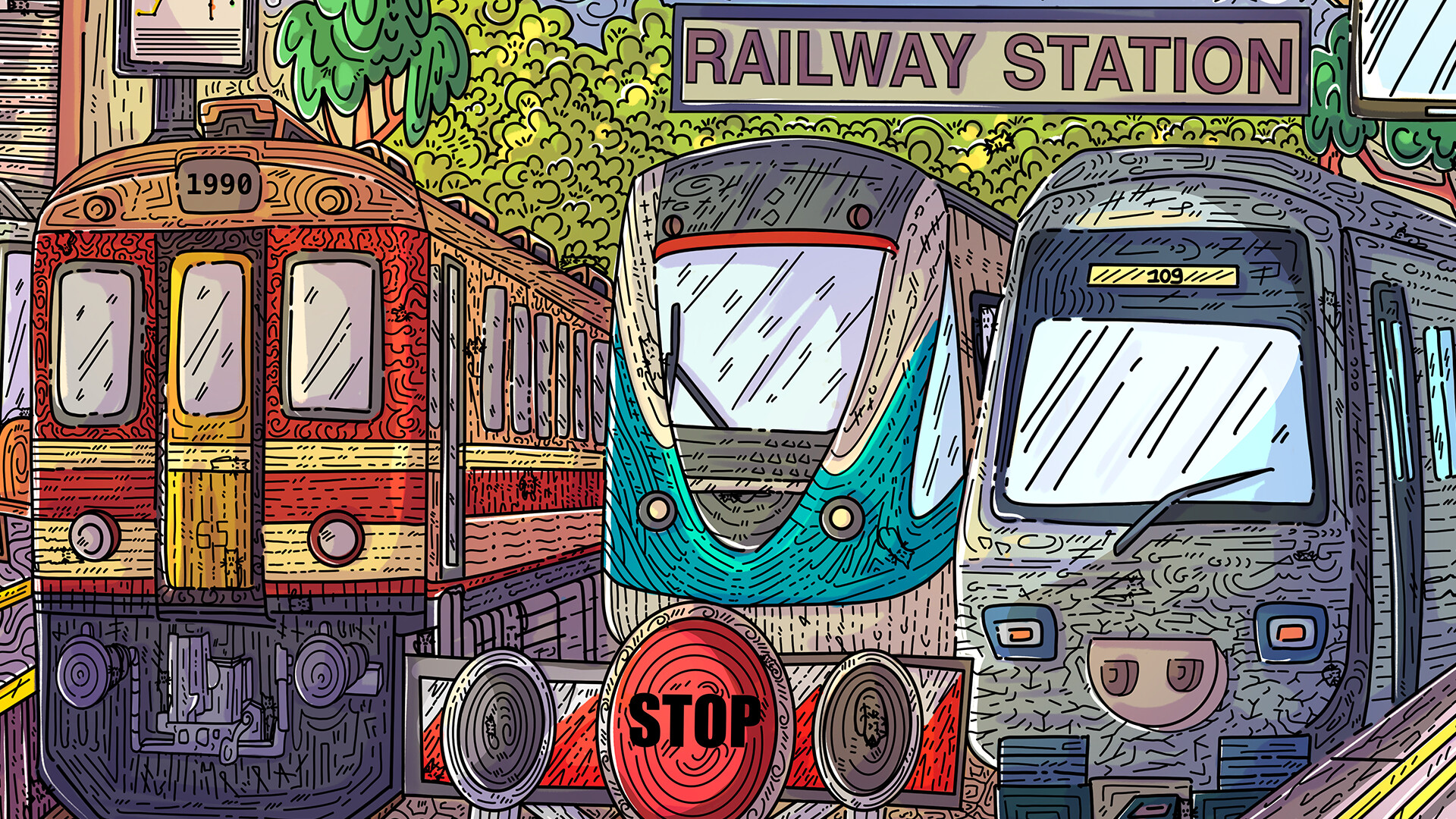 100 Railway Cats screenshot 1