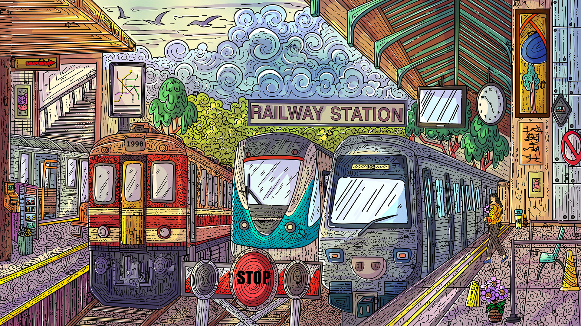 100 Railway Cats screenshot 2