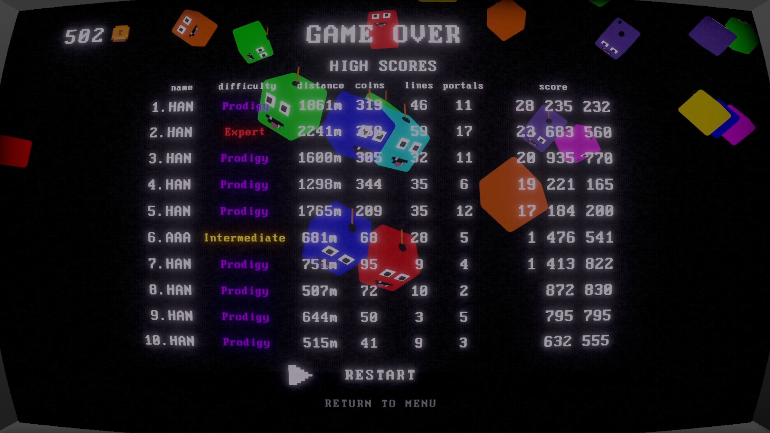 Tetro Runner screenshot 3