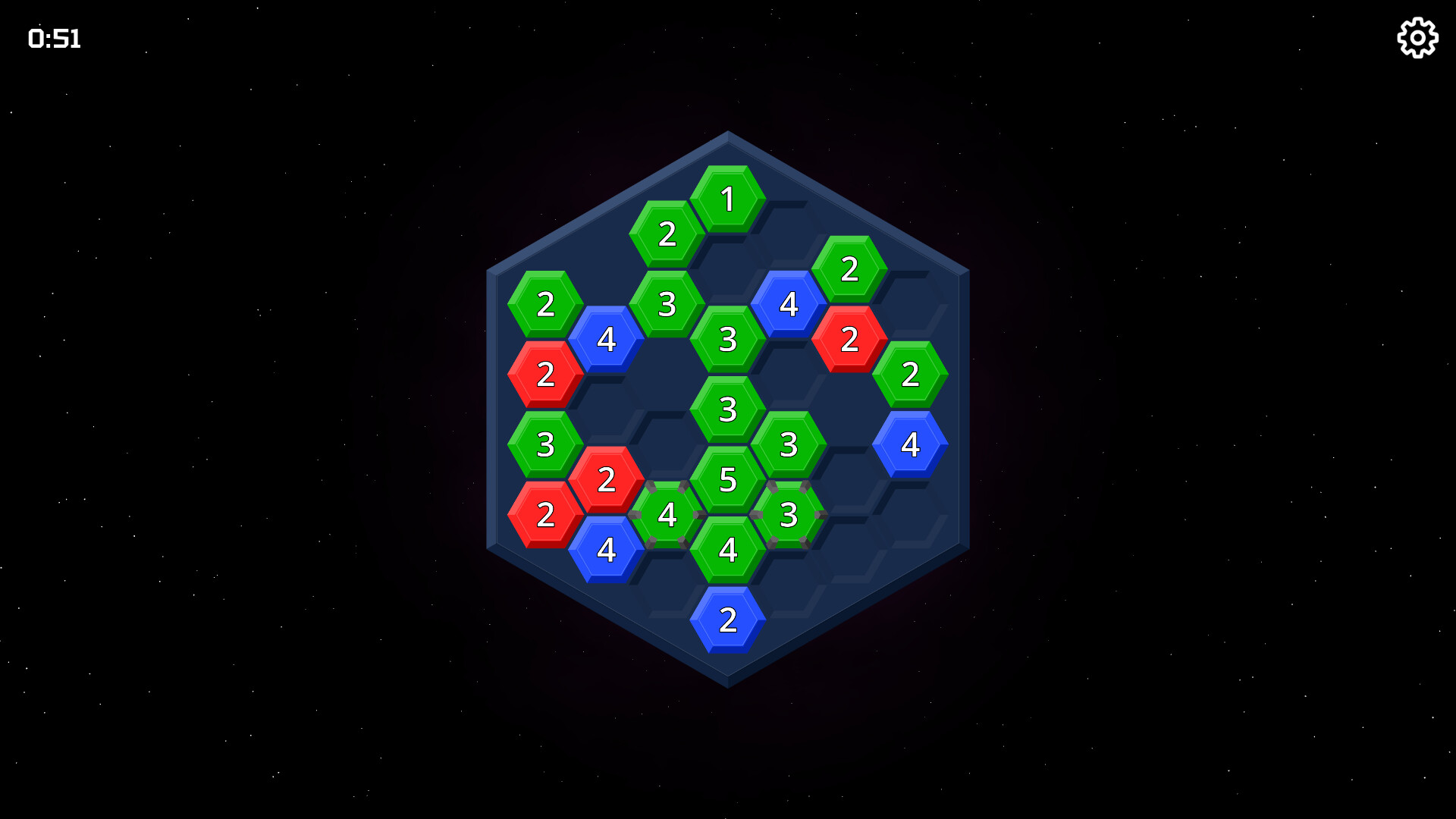 Hexiom screenshot 1