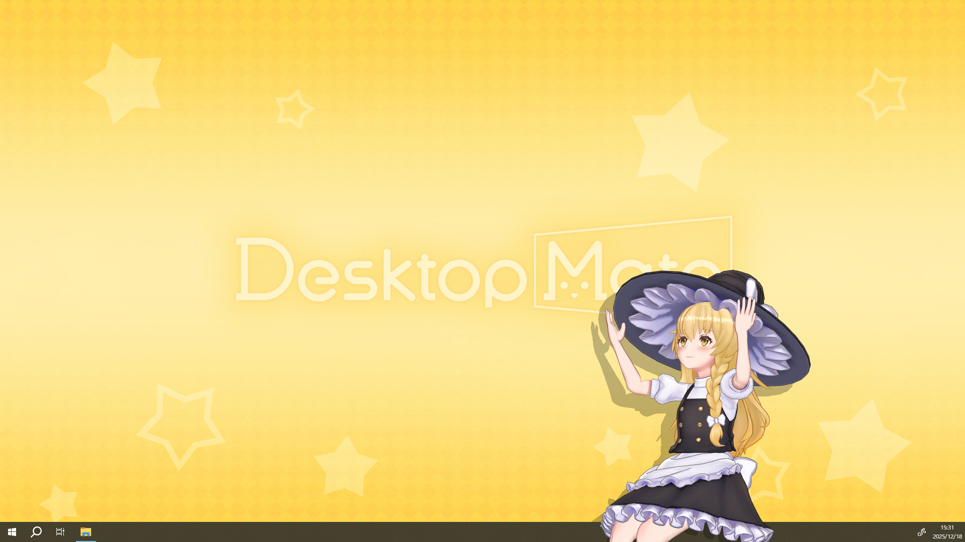 Desktop Mate Touhou Project Kirisame Marisa DLC on Steam