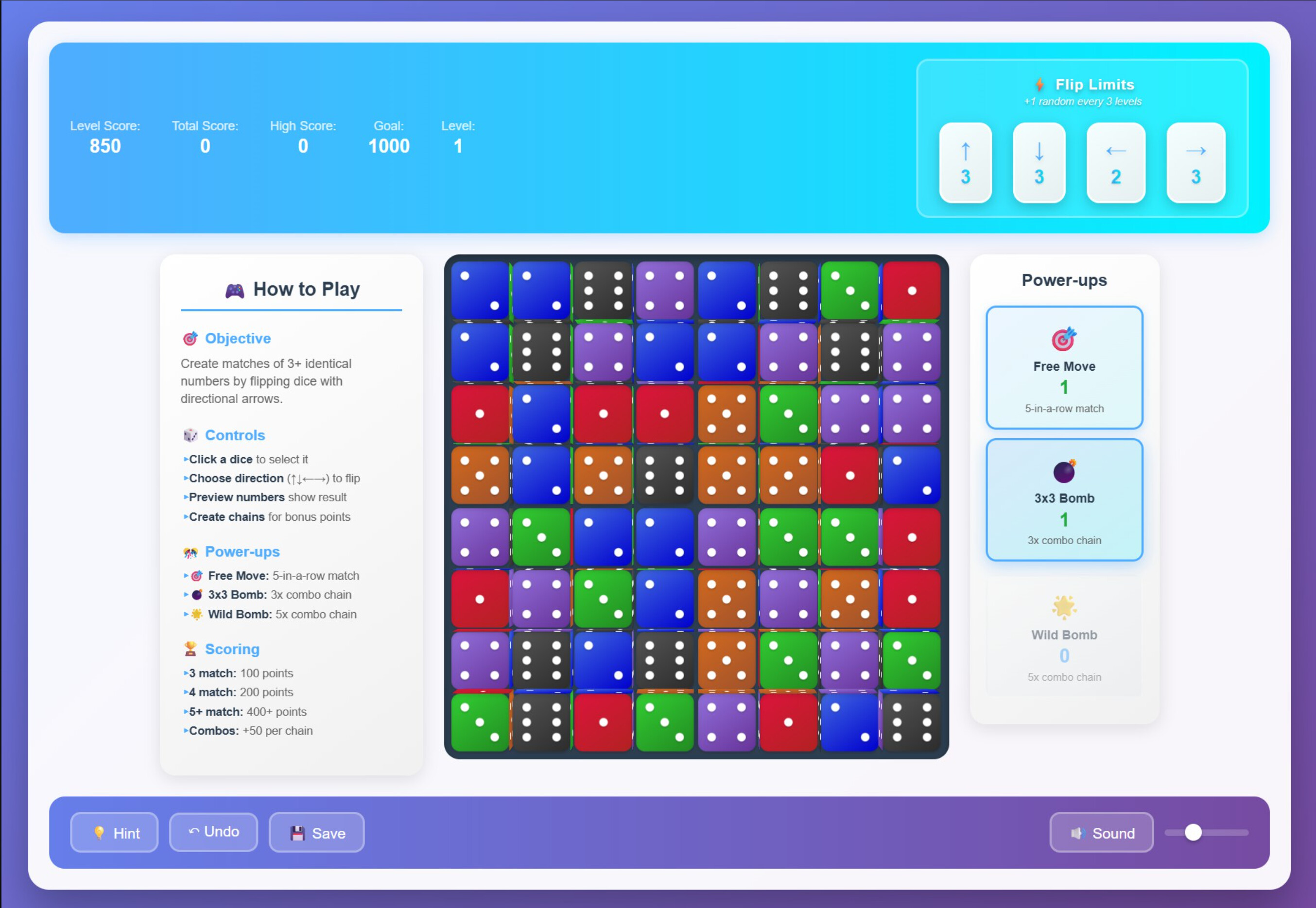 Flip Dice screenshot 2