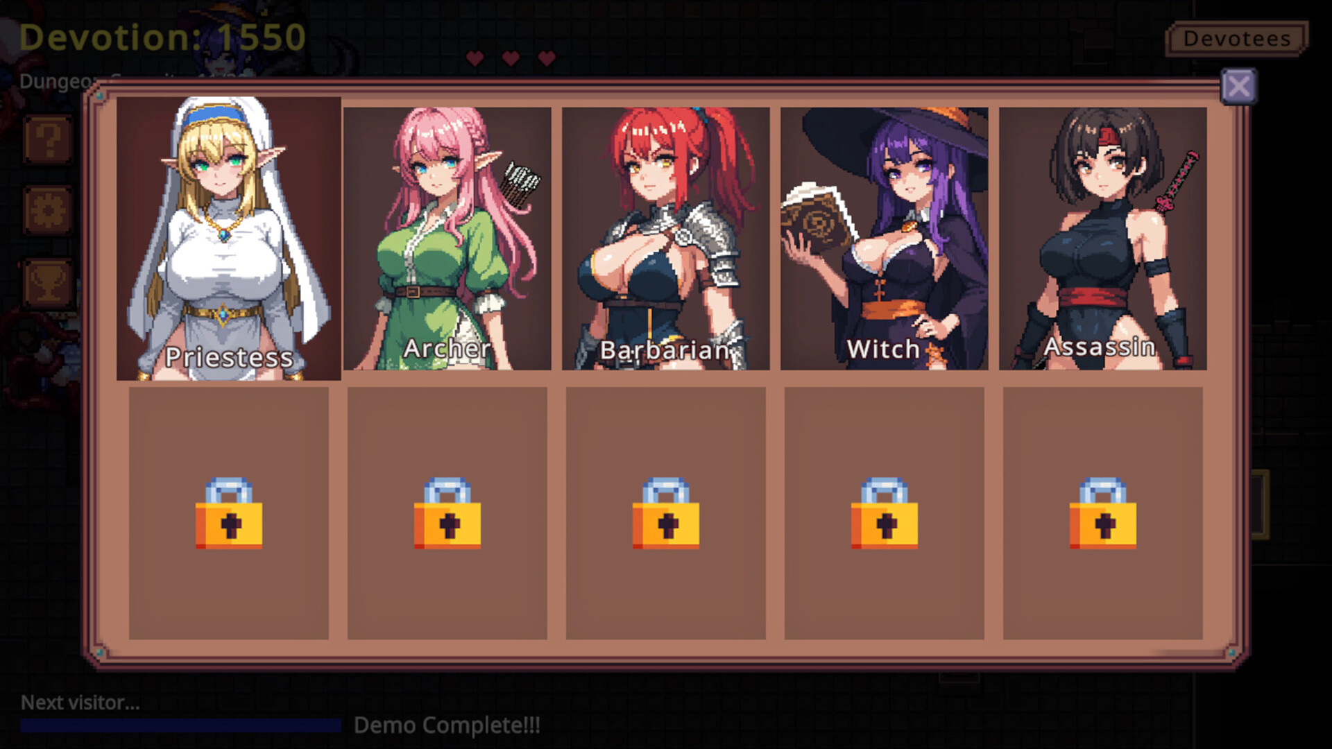 [SLG/PC/官忠] Dungeon Devotion v1.2c 官忠步兵版 [FM/100M/百度微云]