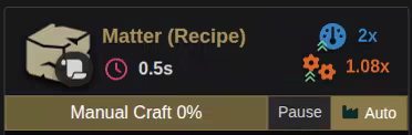 Recipe Bonuses