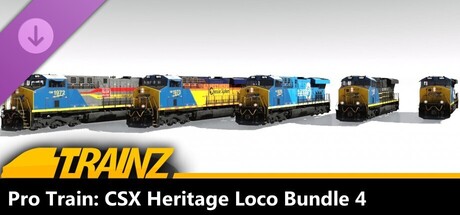 Trainz 2019 DLC - Pro Train: CSX Heritage Loco Bundle 4