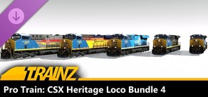 Trainz 2022 DLC - Pro Train: CSX Heritage Loco Bundle 4