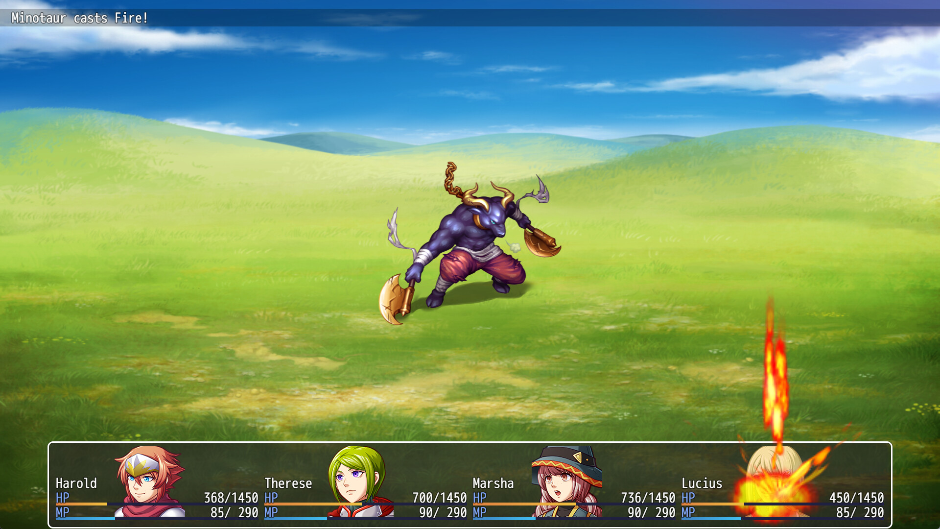 RPG Maker MV - FV Actor Animations Plugin screenshot 2