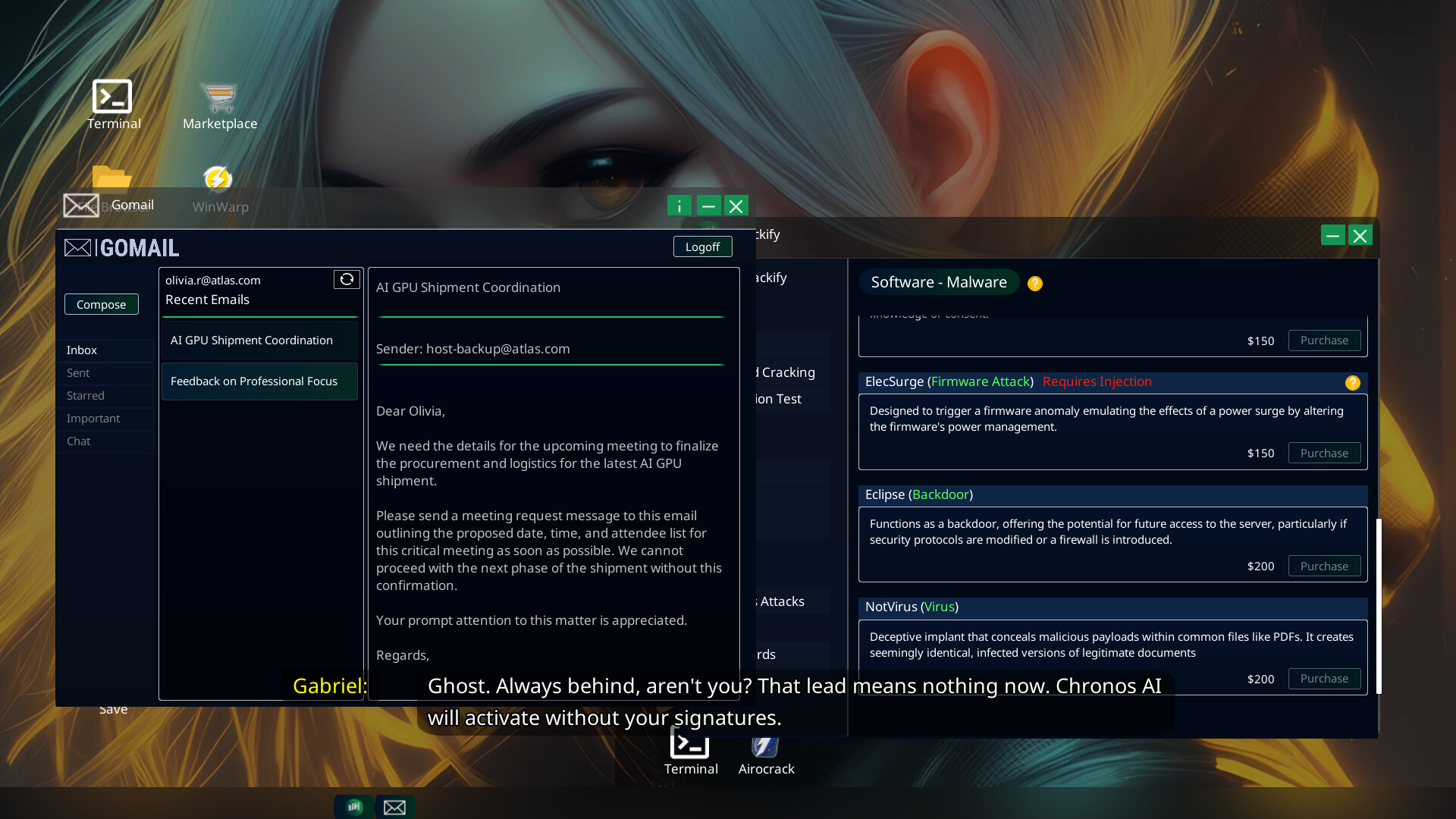 Anonymous Hacker Simulator - Temporal Reckoning screenshot 4