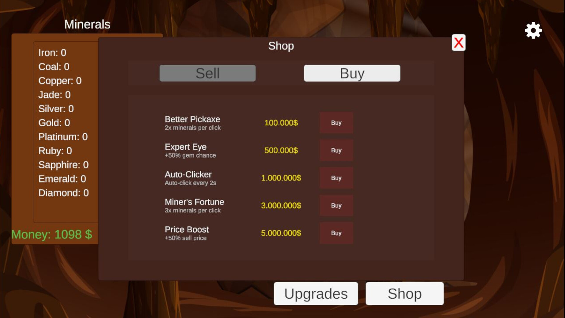 Rock Clicker screenshot 2