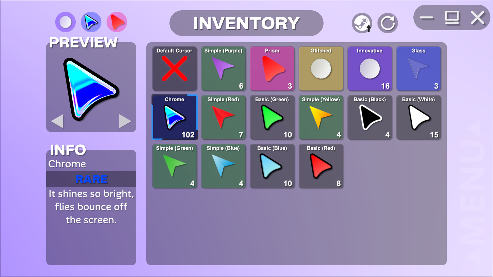 Cursflip screenshot 2