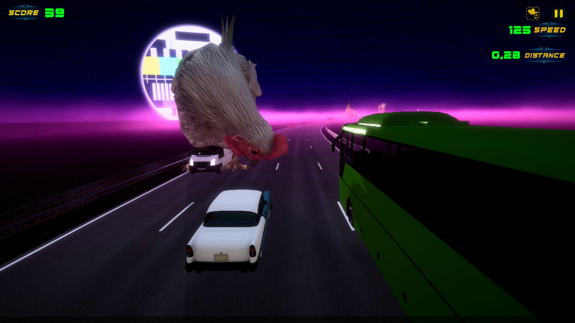 Neon Rush Highway screenshot 2