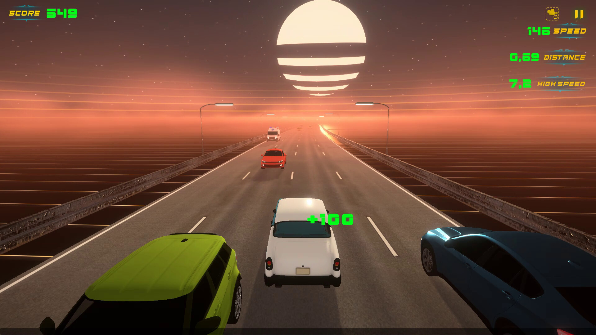 Neon Rush Highway screenshot 6