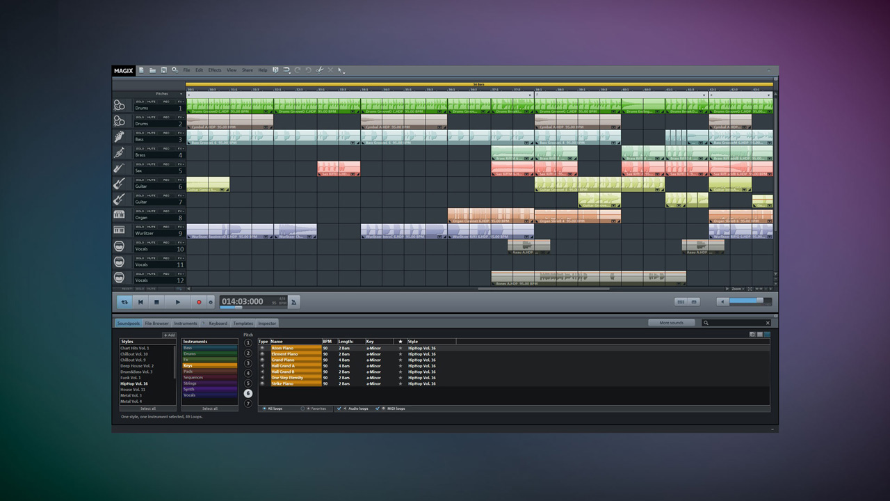 MAGIX Music Maker 2016 screenshot 4