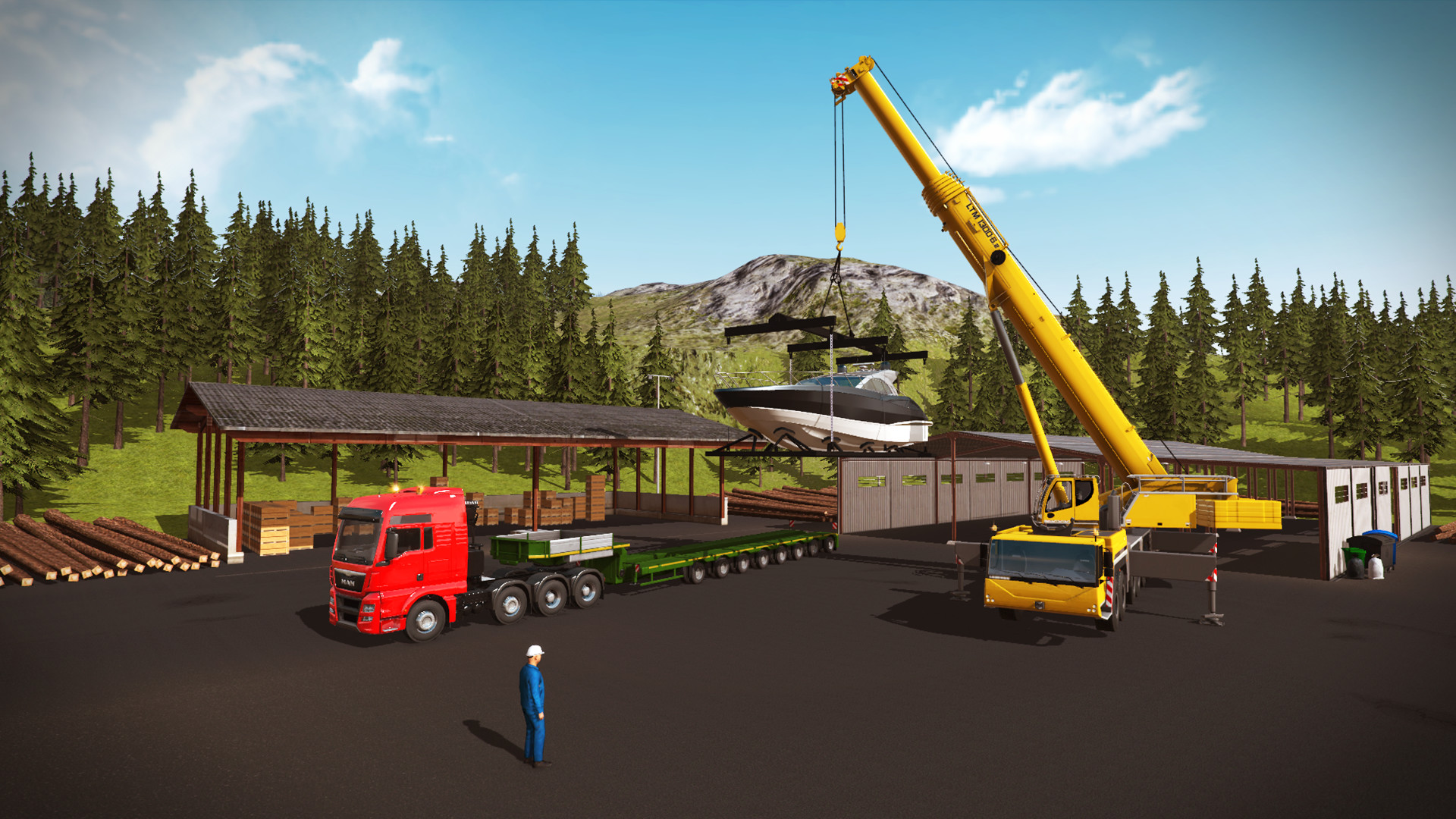 Construction Simulator 2015: Liebherr LTM 1300 6.2 screenshot 7