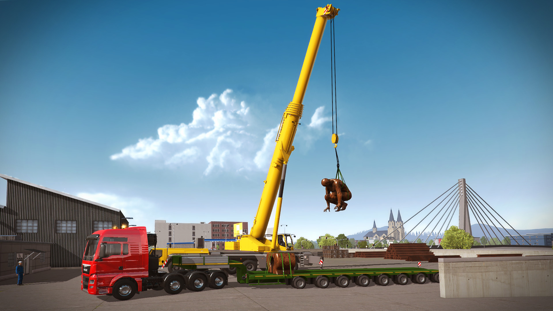 Construction Simulator 2015: Liebherr LTM 1300 6.2 screenshot 4
