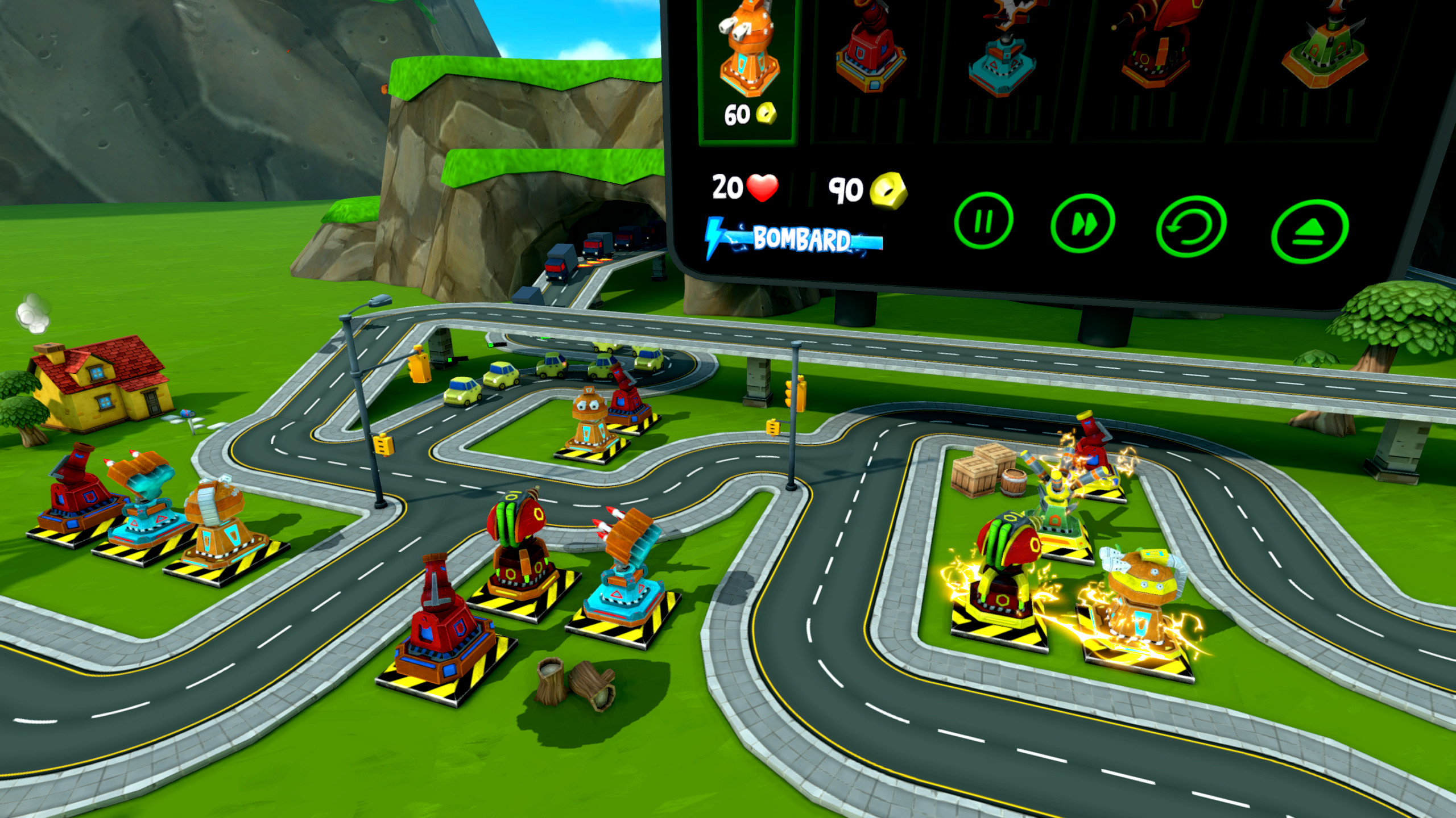 Evil Robot Traffic Jam HD screenshot 5