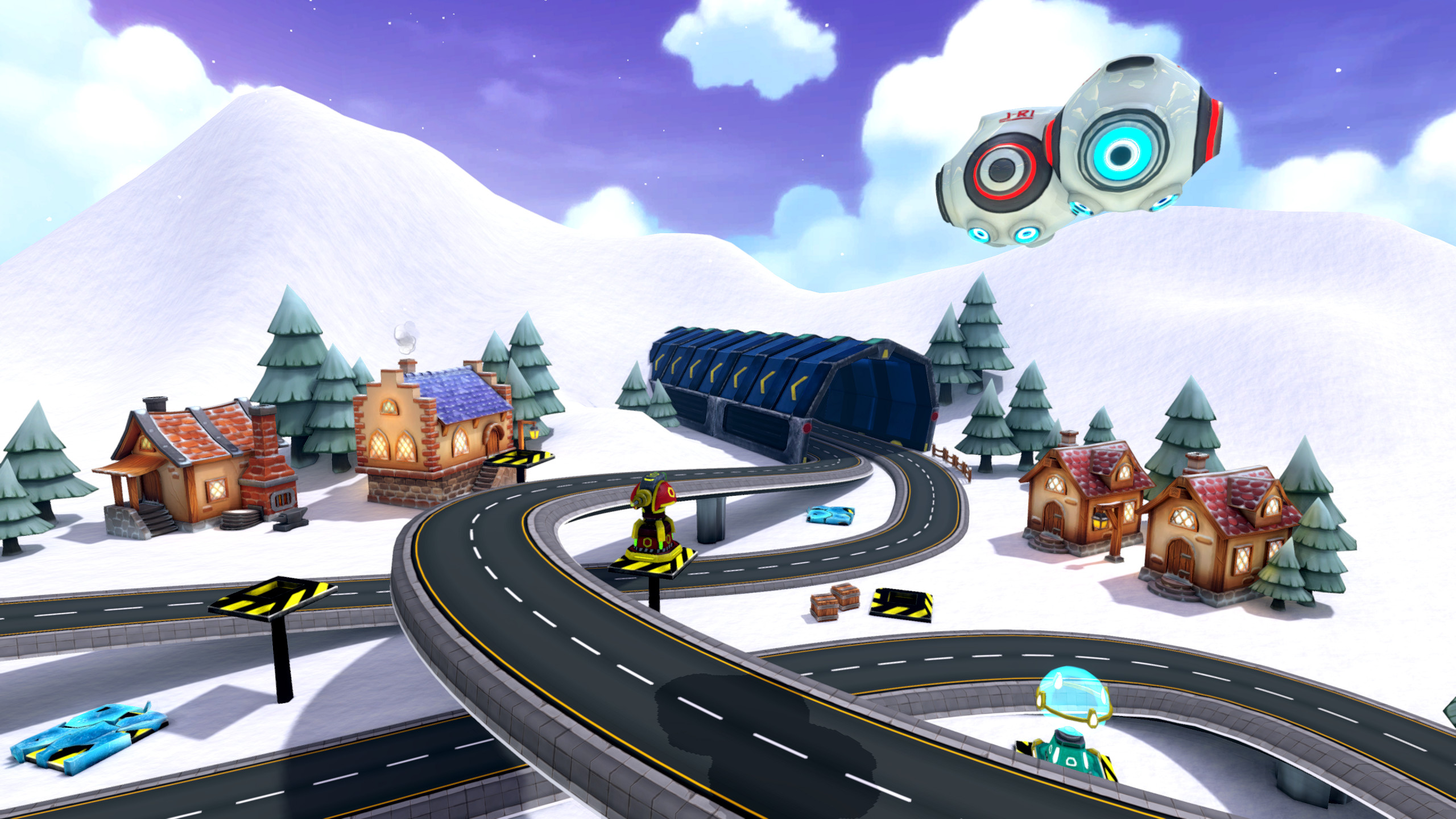 Evil Robot Traffic Jam HD screenshot 1