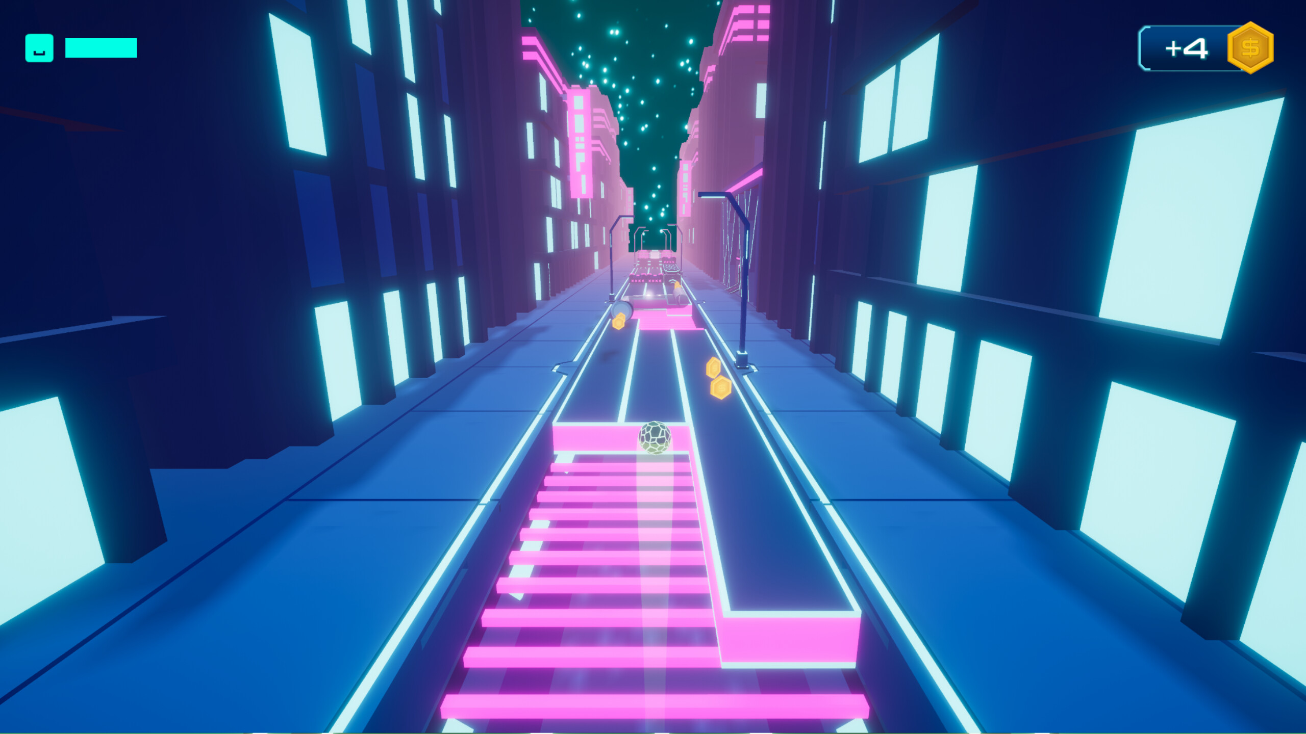 Neon Roller screenshot 2