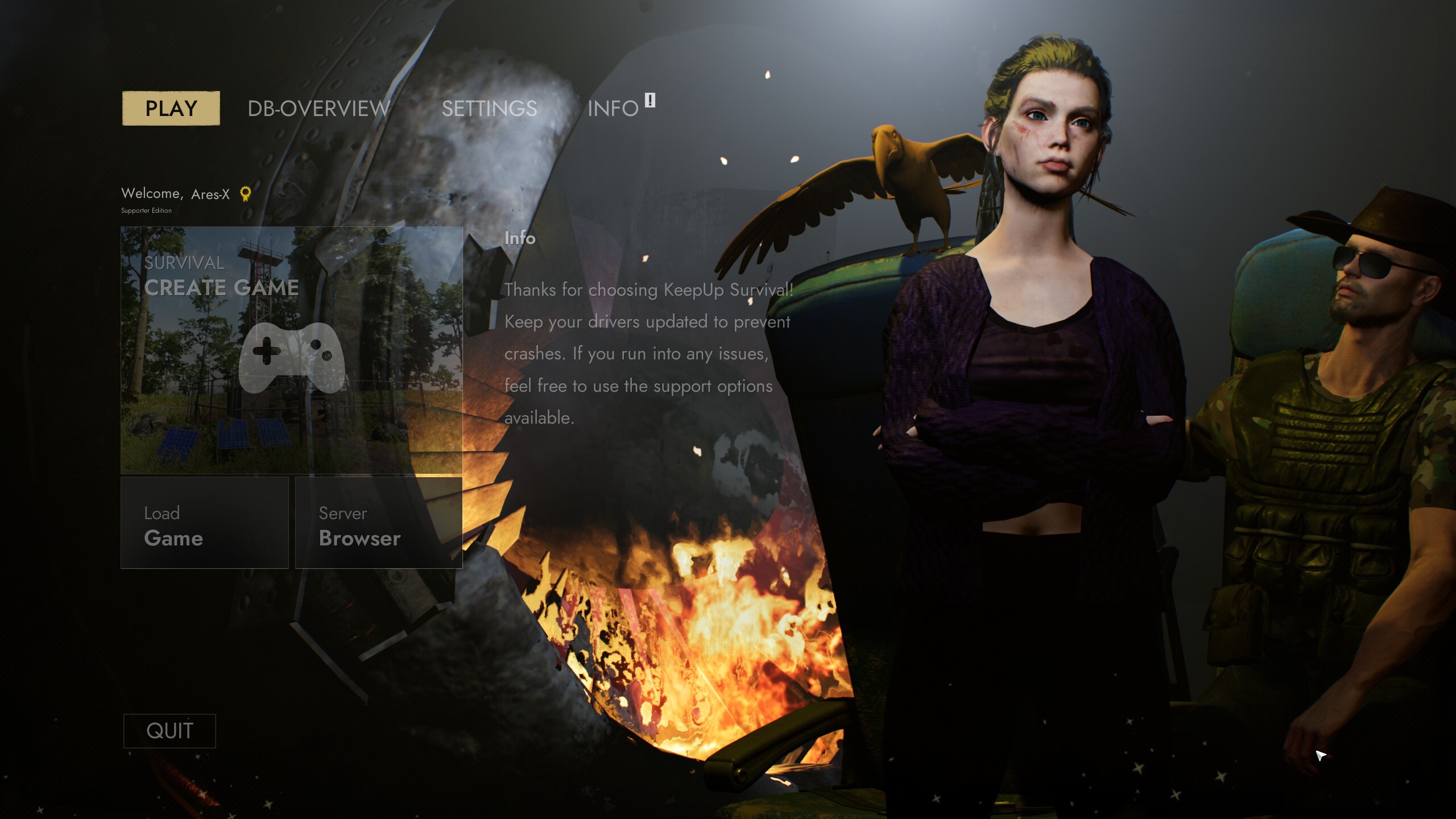 KeepUp Survival - Supporter Pack screenshot 1
