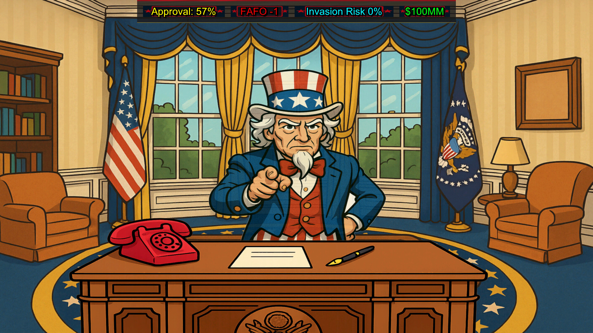 FAFO Executive Order Simulator screenshot 10