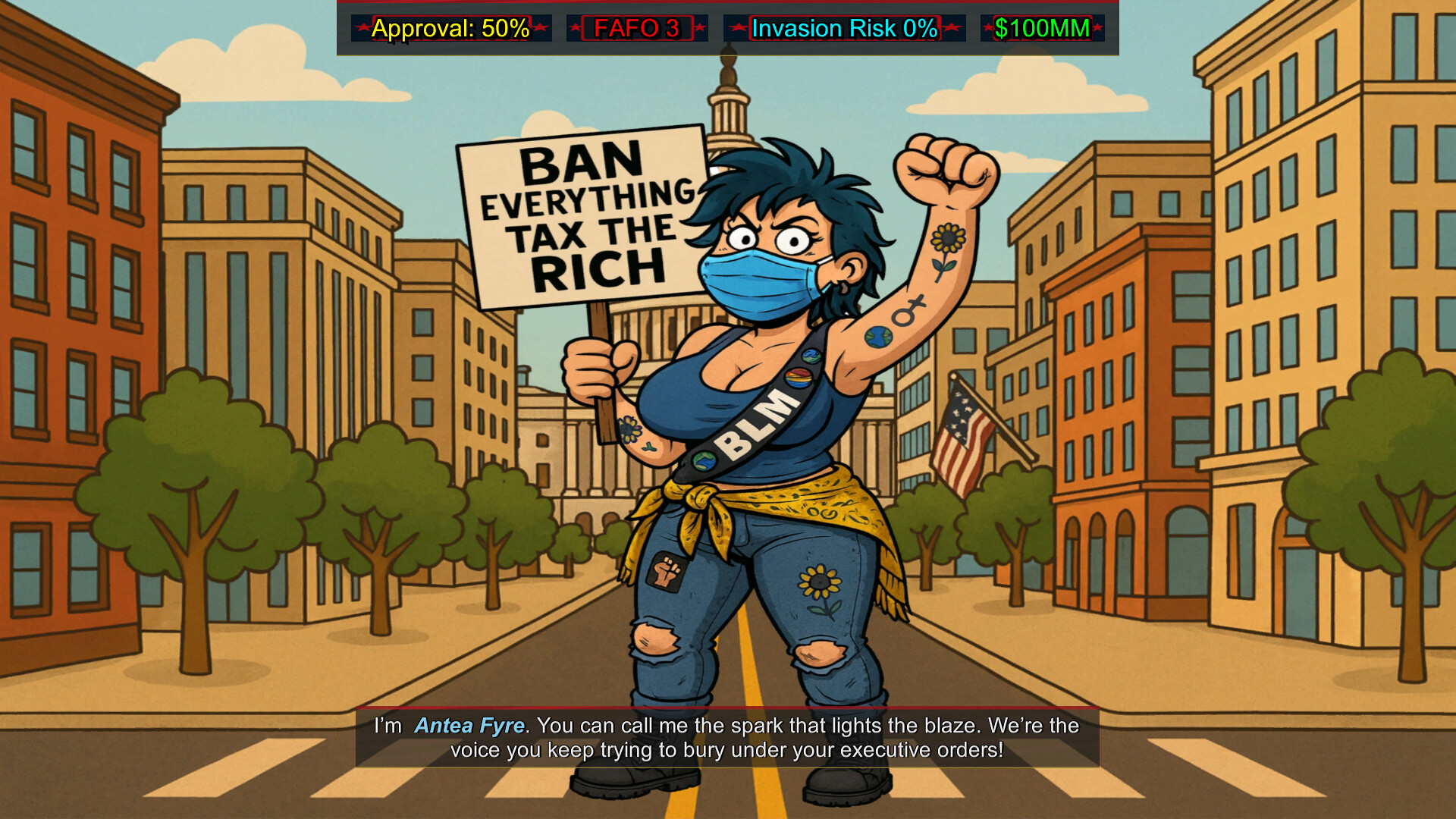 FAFO Executive Order Simulator screenshot 4