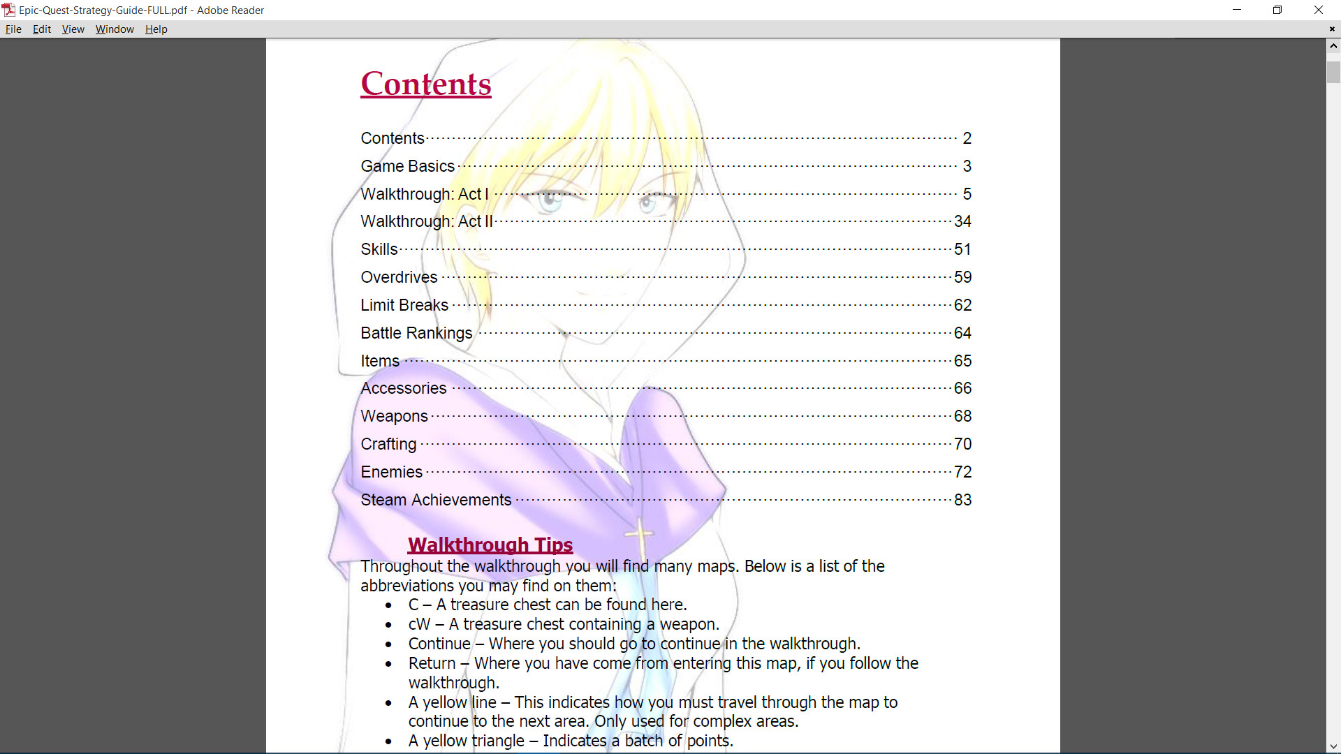 Official Guide - Epic Quest of the 4 Crystals screenshot 2