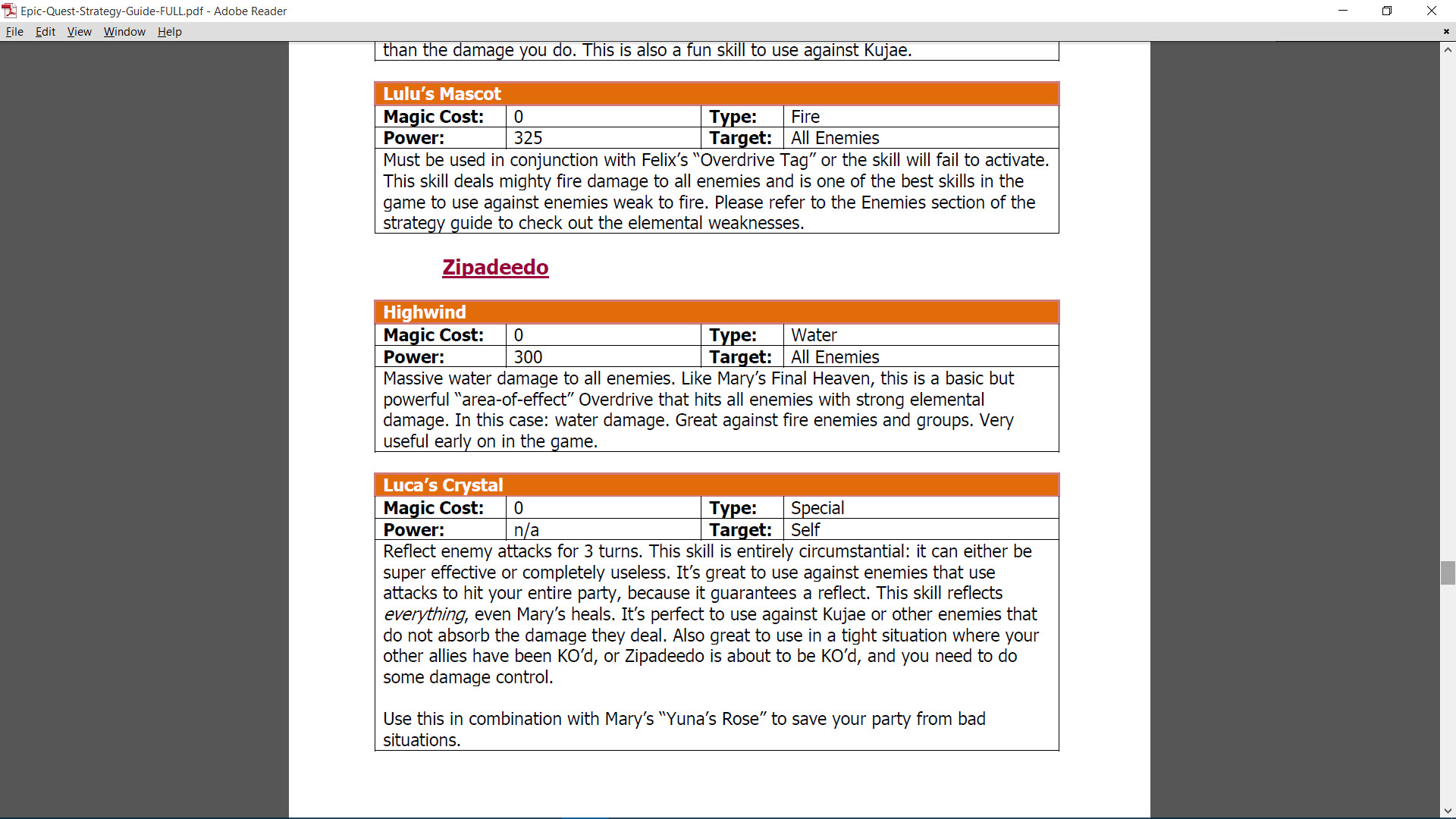 Official Guide - Epic Quest of the 4 Crystals screenshot 5