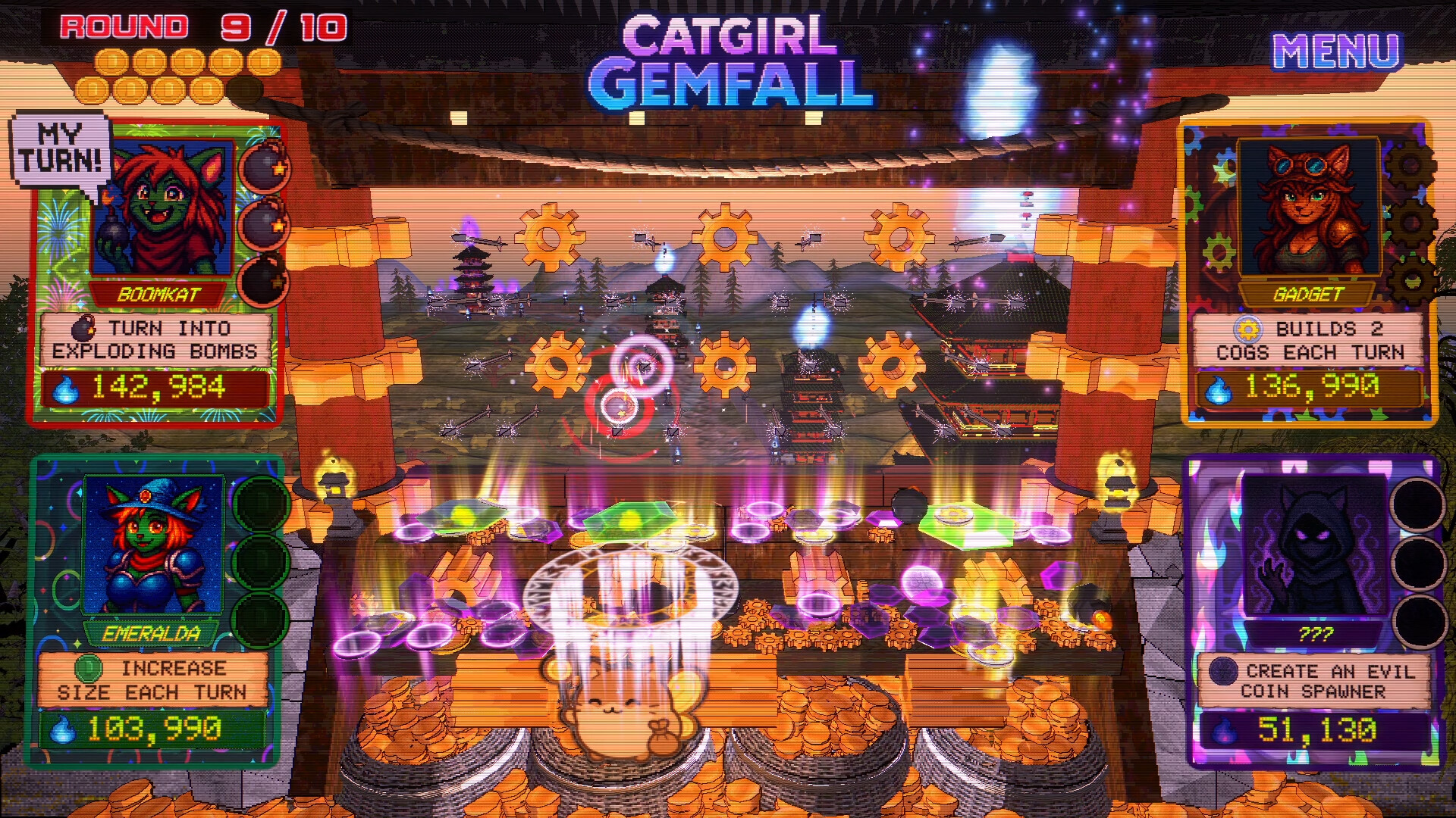 Catgirl Gemfall screenshot 7