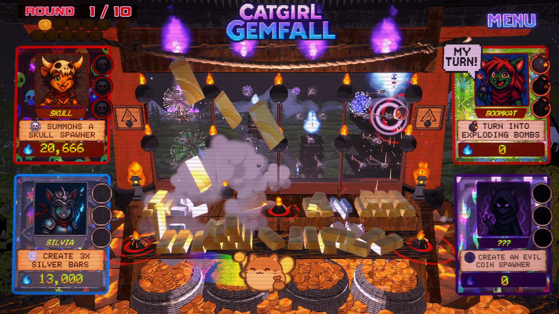 Catgirl Gemfall screenshot 6