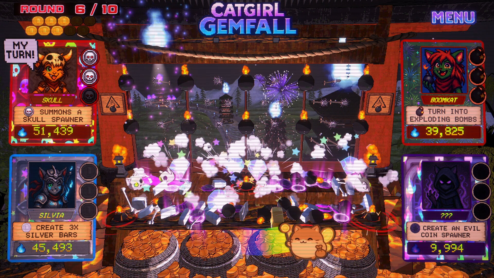 Catgirl Gemfall screenshot 11