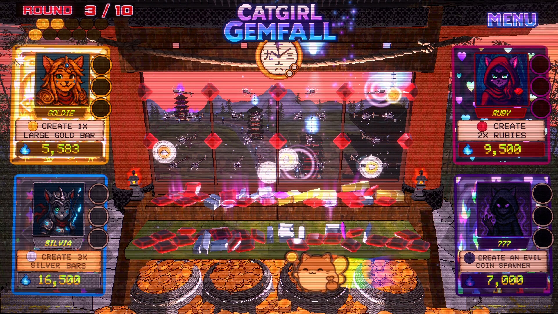 Catgirl Gemfall screenshot 12