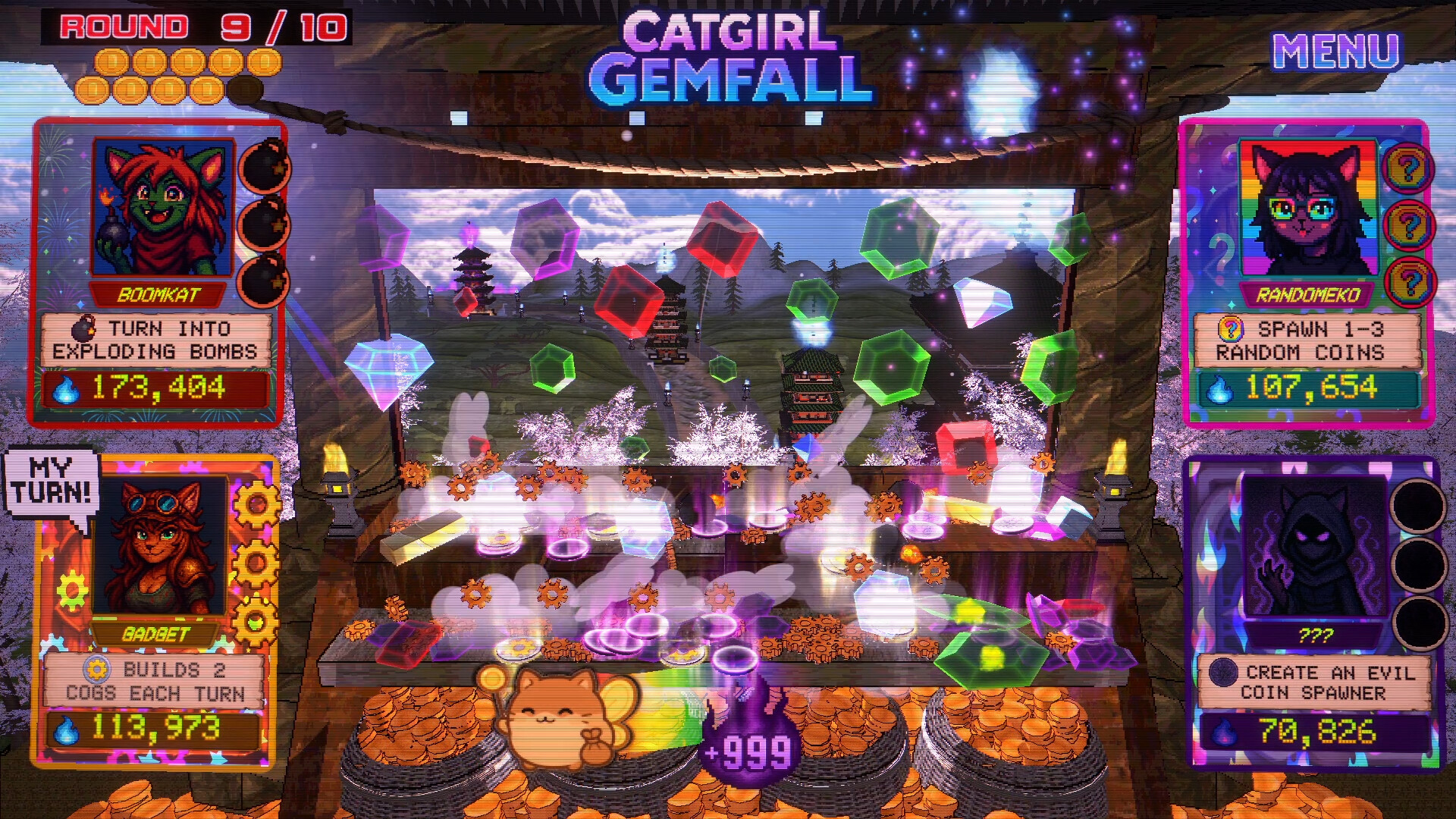 Catgirl Gemfall screenshot 10